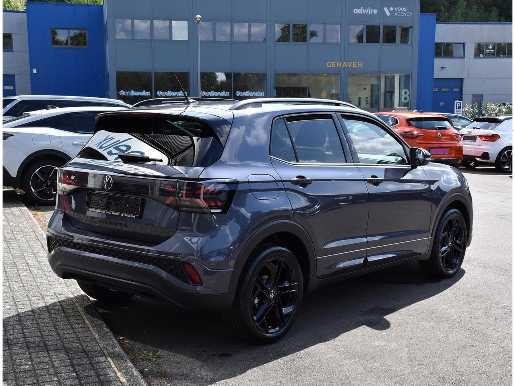 VW T-Cross 1.0 TSI 115 DSG R-Line BLACK STYLE MATRIX CAM KEYLESS NEUF (2026) - Photo 4
