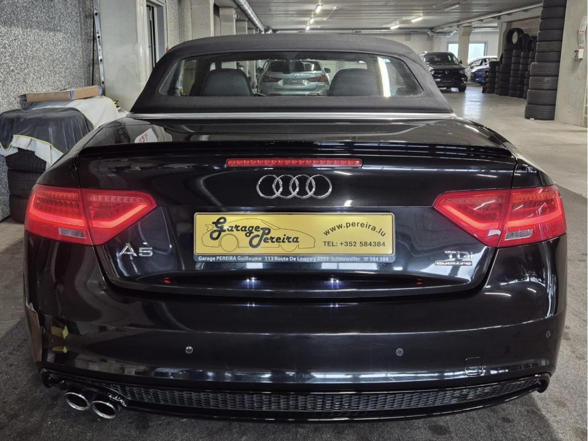 Audi A5 CABRIO 2.0 TDI 190 QUATTRO 3X S-LINE FACELIFT CUIR NAVI (2016) - Photo 5