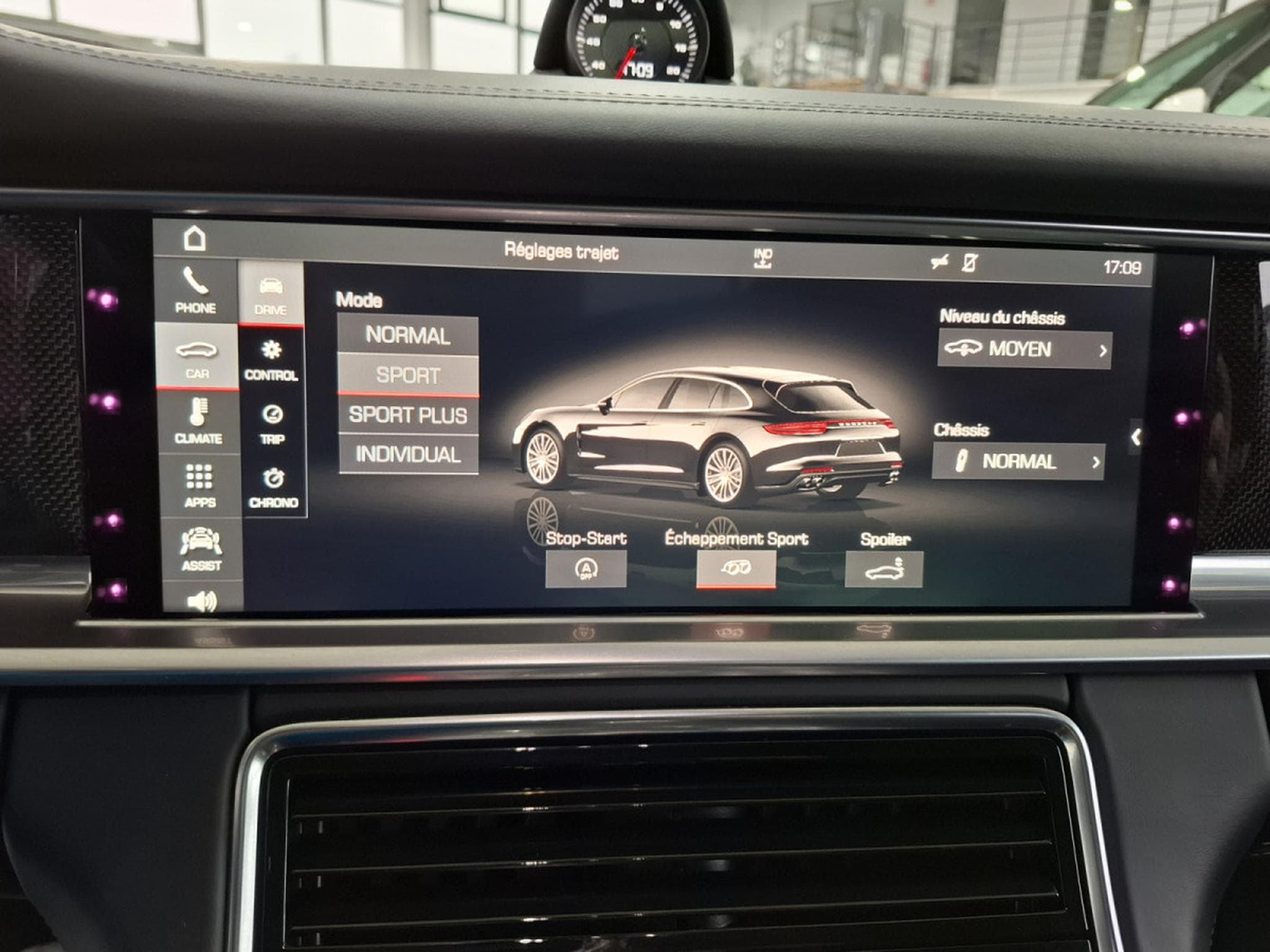 Porsche Panamera 4S SPORT TURISMO 441, PACK CHRONO, CARBON, PANO, CUIR, NAVI (2017) - Foto 18