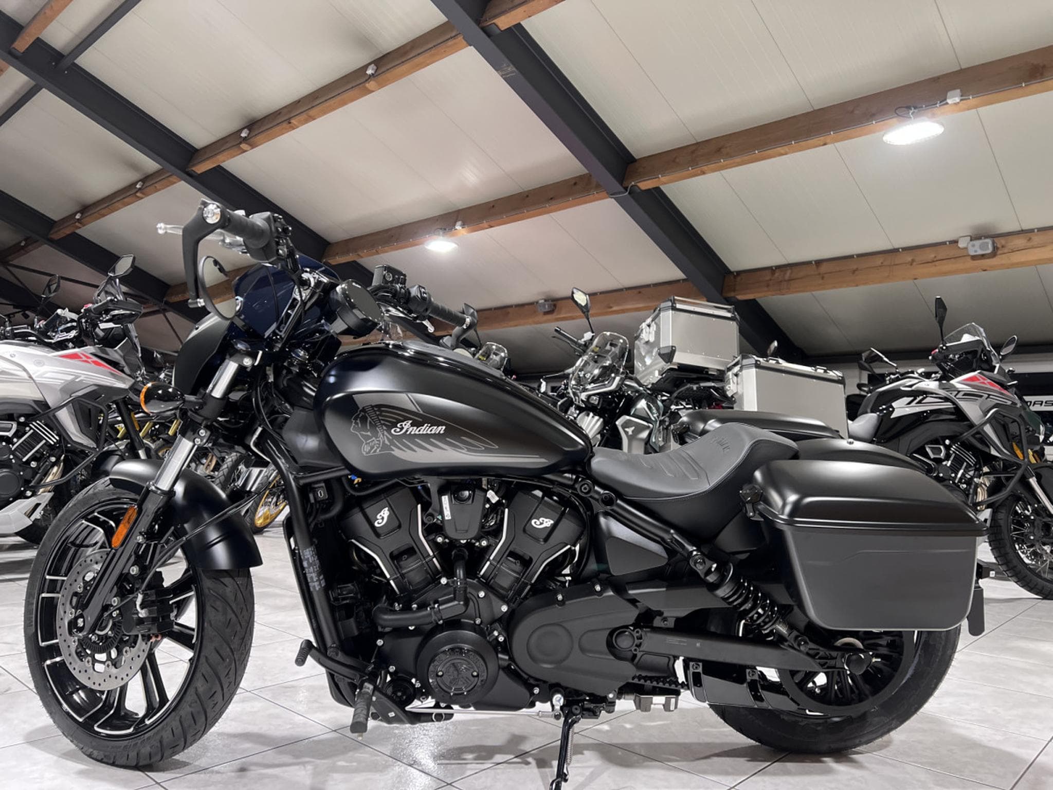 Indian Sport Scout RT RT Black Smoke with Graphics (2026) - Photo 4