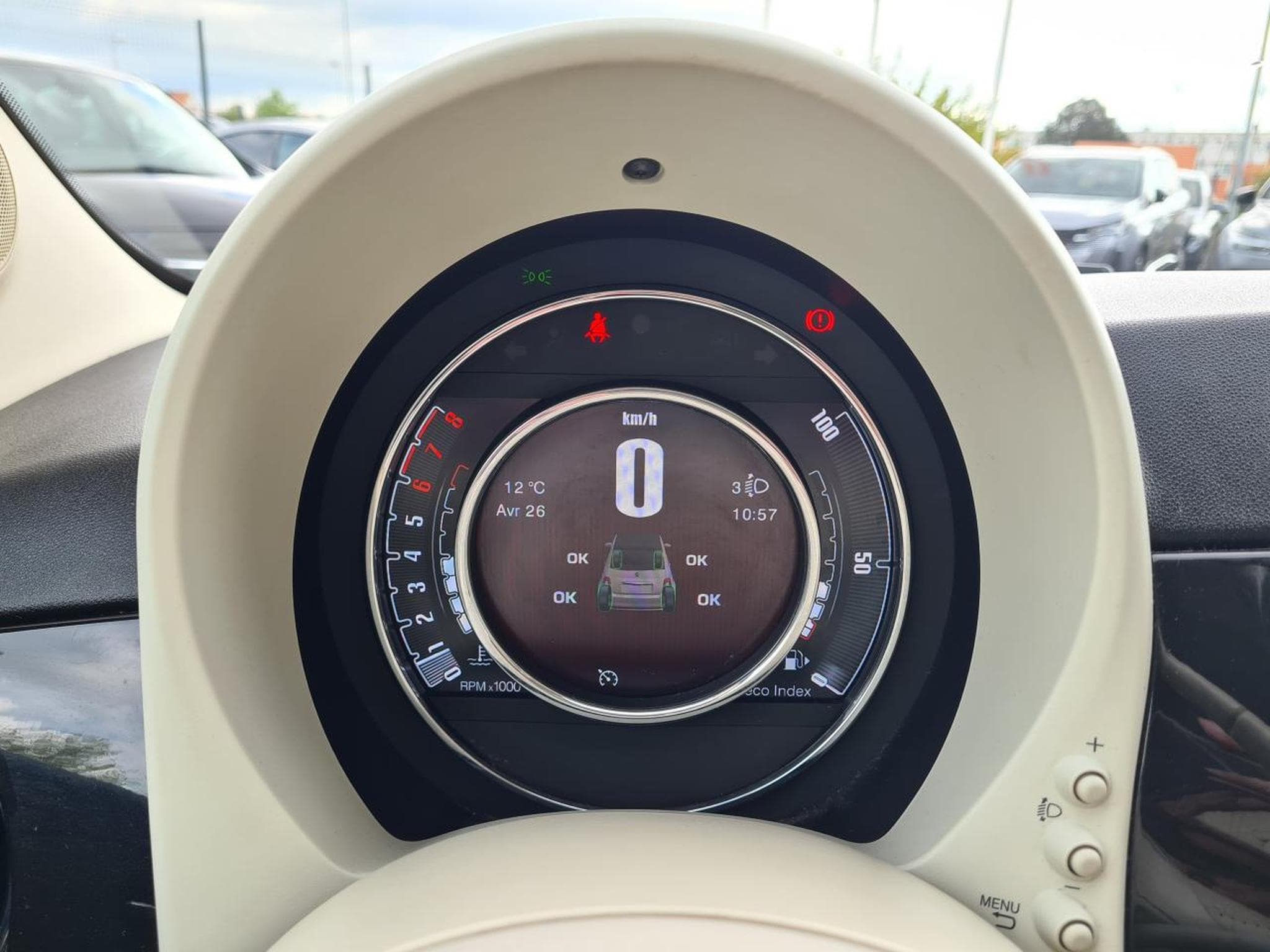 Fiat 500 1.2 8V 69 ECO PACK LOUNGE (2019) - Photo 15