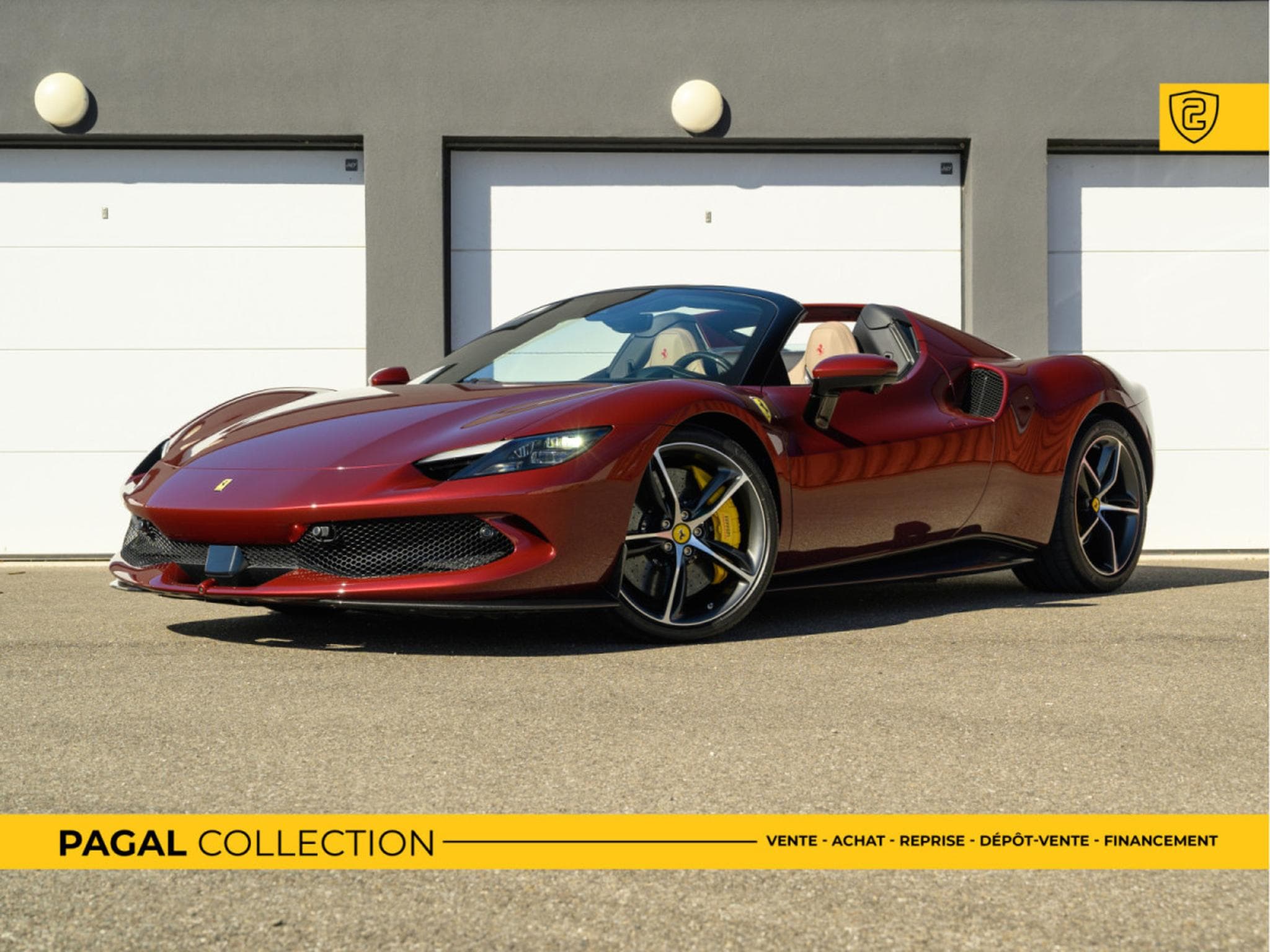 Ferrari 296 GTS RUBINO MICALIZZATO - CARBONE - LIFT - DAYTONA - JANTES F (2024) - Photo 1