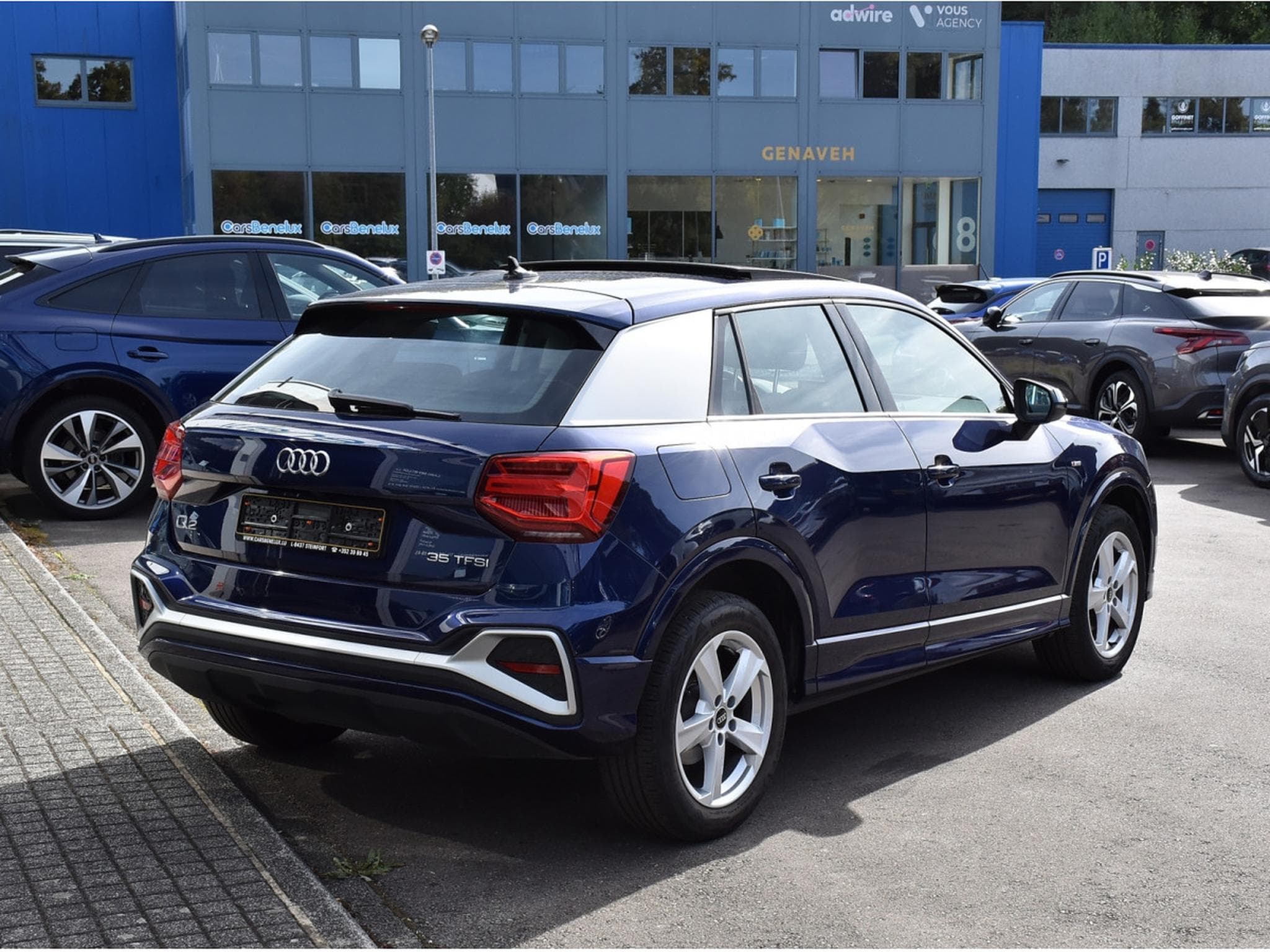 Audi Q2 35 TFSI S-Line S-Tronic TO CUIR GPS REGUL CAM 1° MAIN (2022) - Photo 4