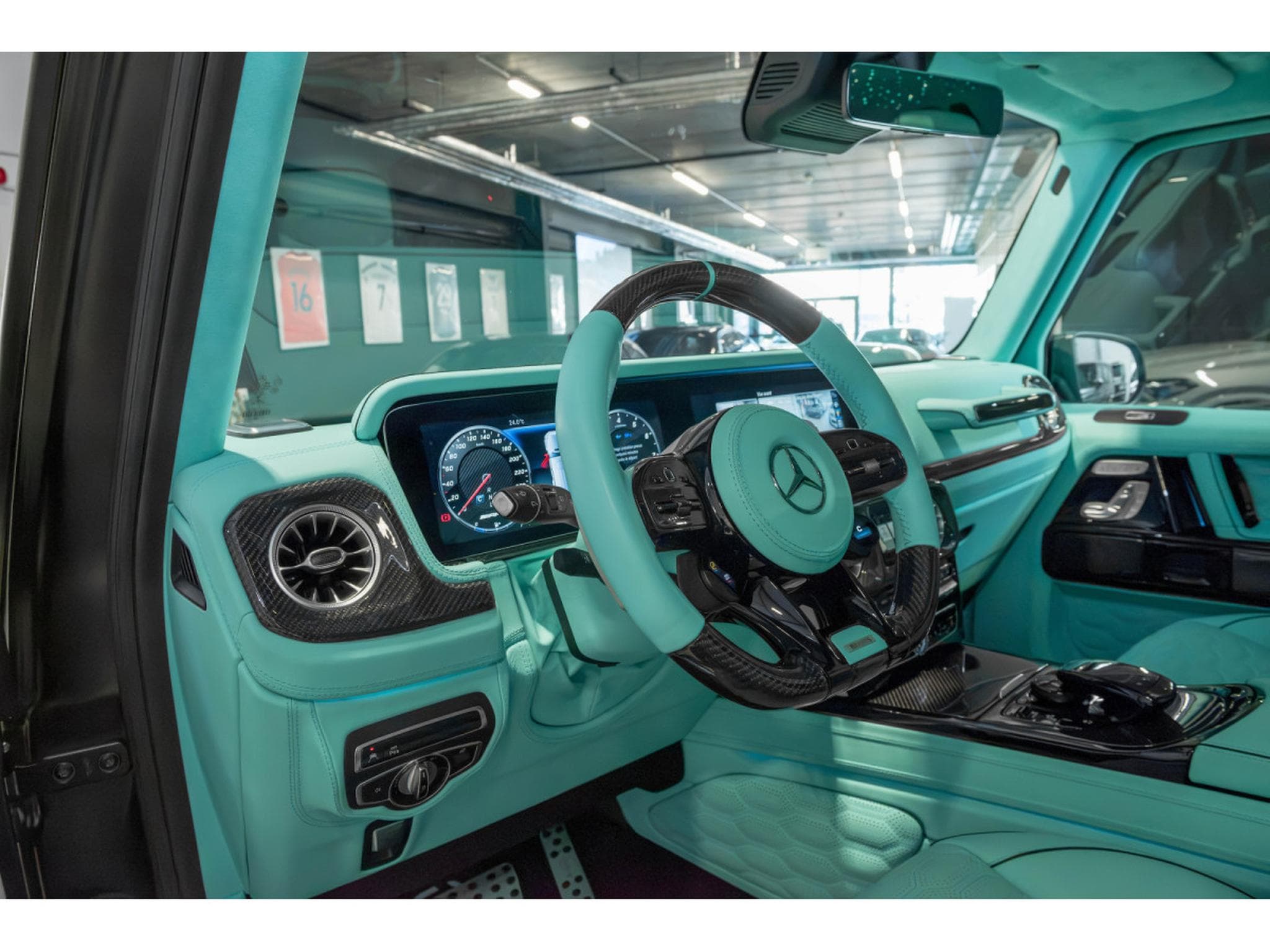 Mercedes G 63 AMG G800 BRABUS WIDESTAR EDITION ORIGINALE /TIFFANY BLUE (2021) - Foto 11