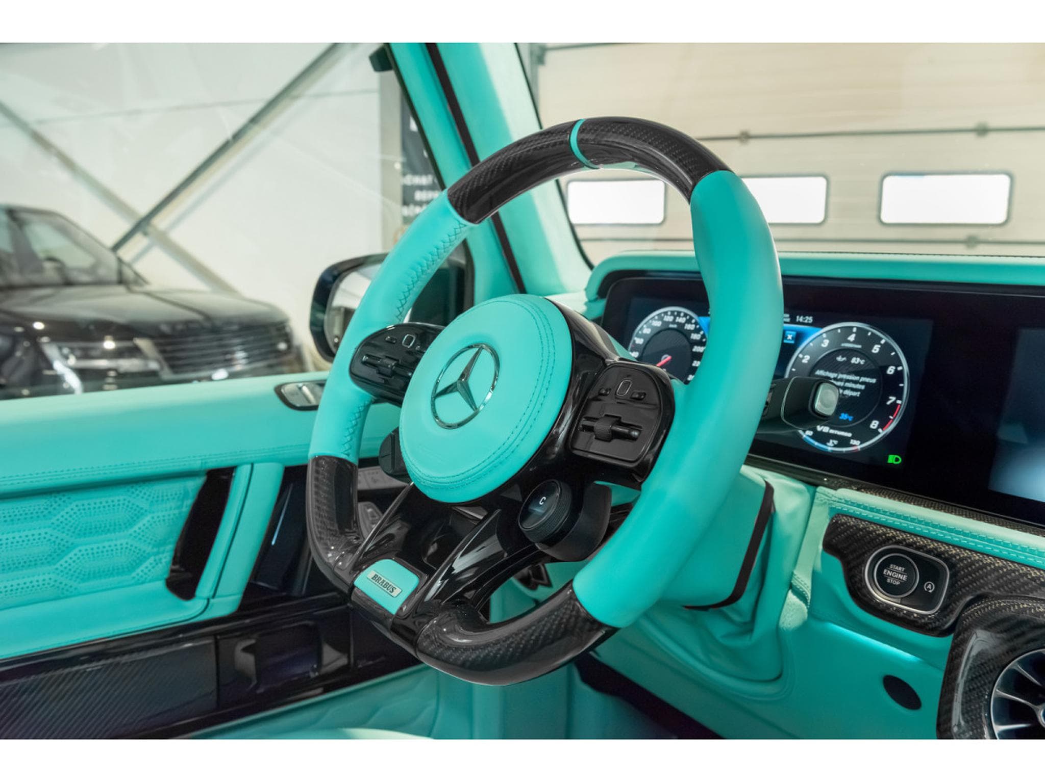 Mercedes G 63 AMG G800 BRABUS WIDESTAR EDITION ORIGINALE /TIFFANY BLUE (2021) - Foto 19