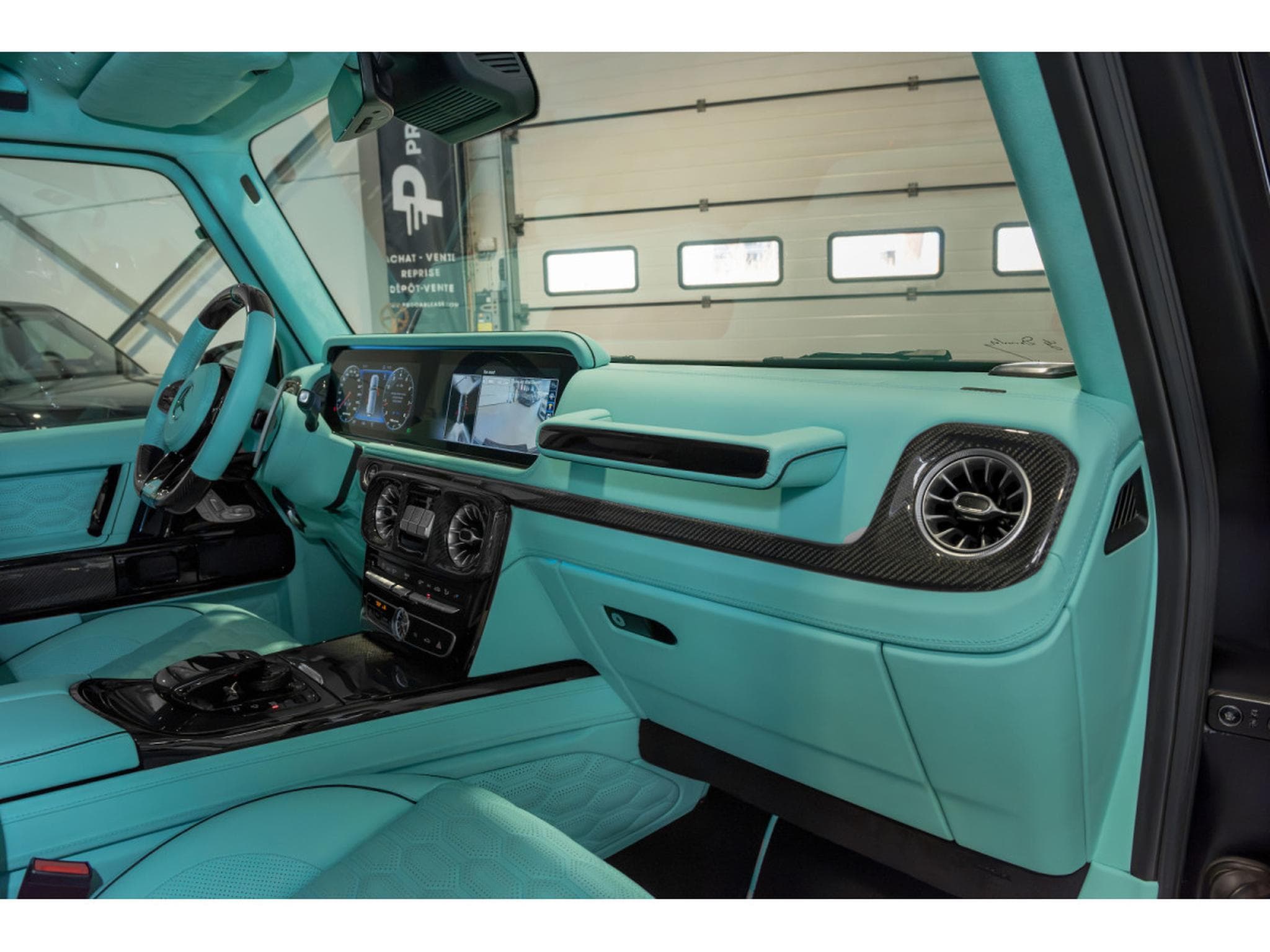 Mercedes G 63 AMG G800 BRABUS WIDESTAR EDITION ORIGINALE /TIFFANY BLUE (2021) - Foto 22