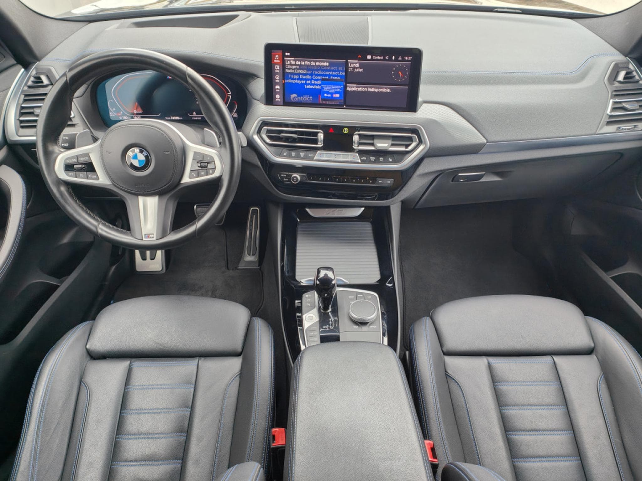 BMW X3 30D XDRIVE PACK M CARPLAY CAMERA 360 GPS SIEGES ELEC MEMOIRE (2022) - Foto 13