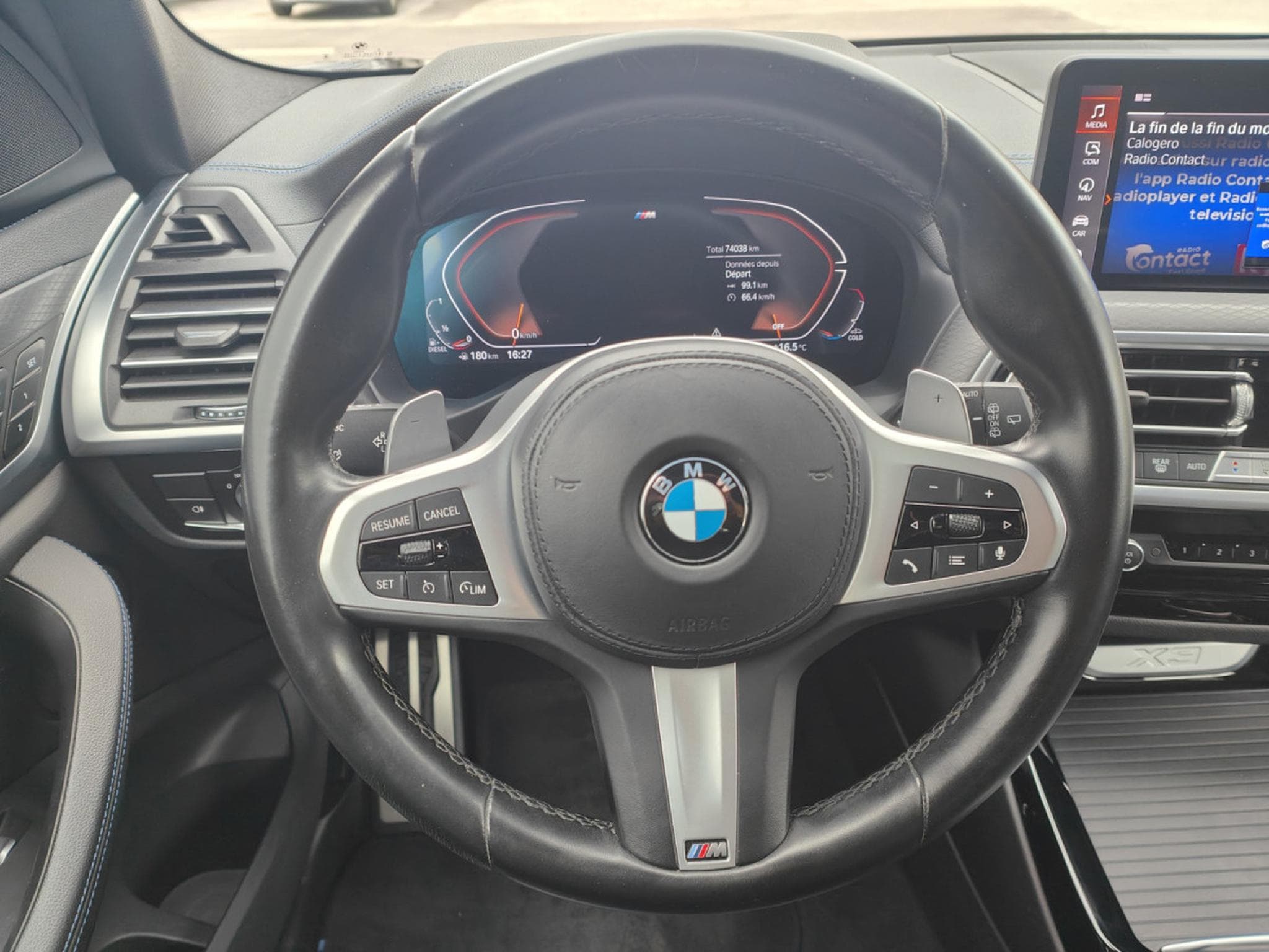 BMW X3 30D XDRIVE PACK M CARPLAY CAMERA 360 GPS SIEGES ELEC MEMOIRE (2022) - Foto 18