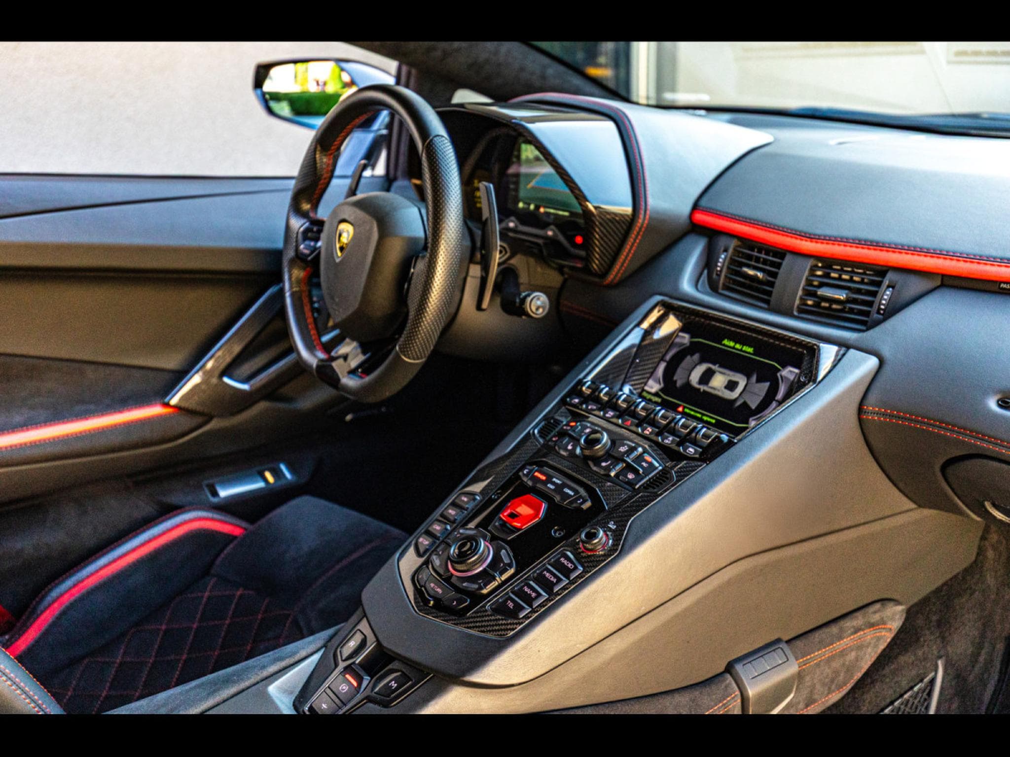Lamborghini Aventador S COUPE 6.5 V12 (740 CH) - NERO PEGASO - WARRANTY 08/2028 - (2019) - Photo 13