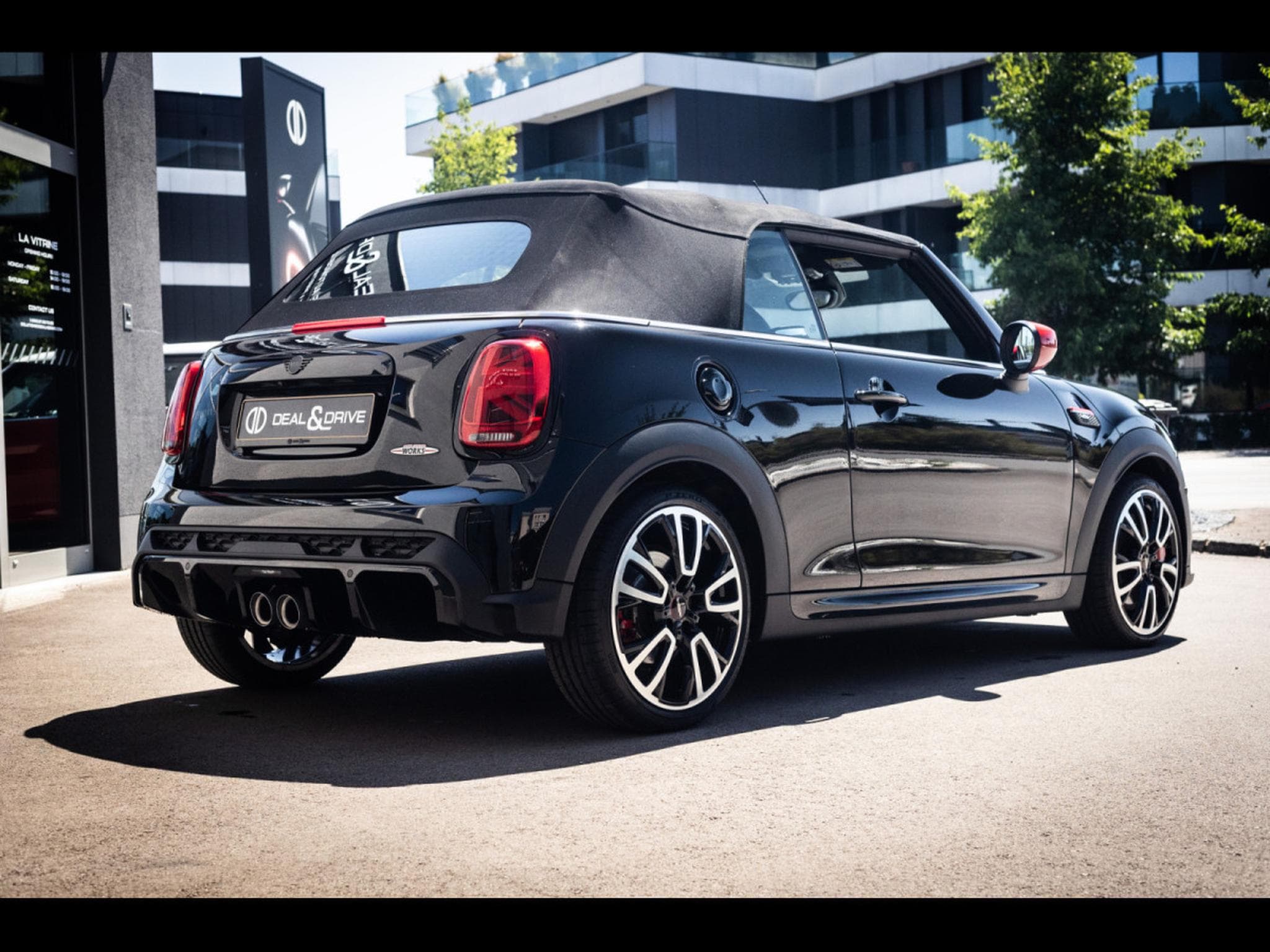 Mini Cooper John Cooper Works Cabriolet AUTO (231 CH) - MIDNIGHT BLACK M (2022) - Photo 9