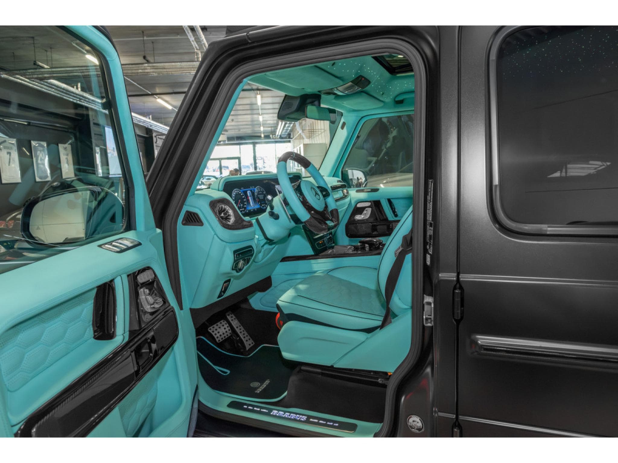 Mercedes G 63 AMG G800 BRABUS WIDESTAR EDITION ORIGINALE /TIFFANY BLUE (2021) - Photo 4