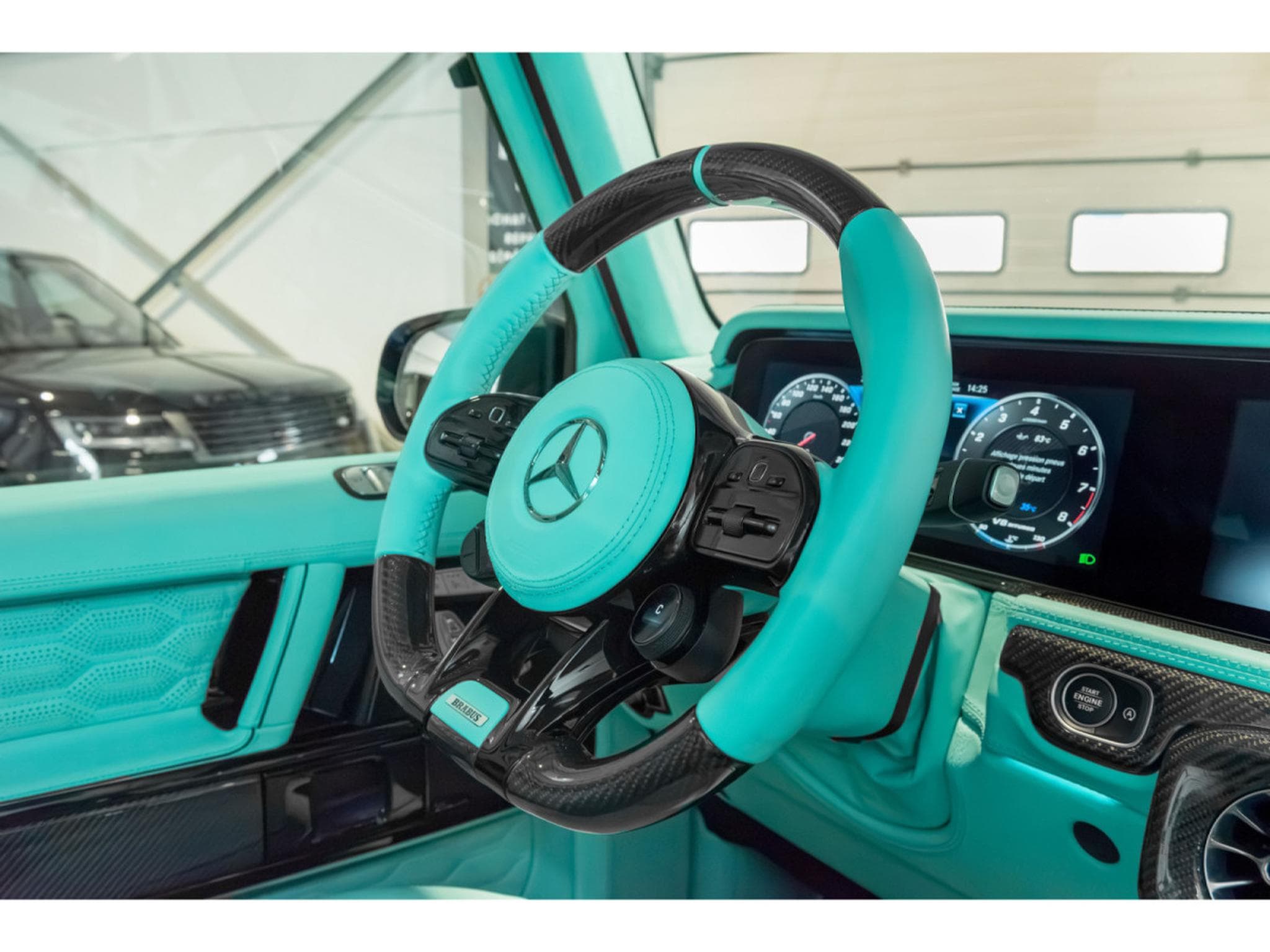 Mercedes G 63 AMG G800 BRABUS WIDESTAR EDITION ORIGINALE /TIFFANY BLUE (2021) - Photo 19