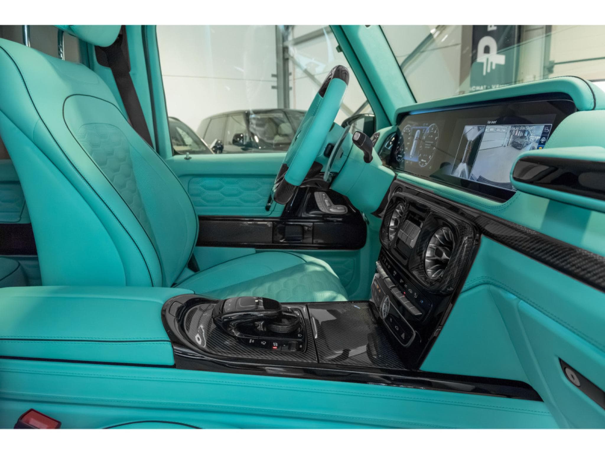 Mercedes G 63 AMG G800 BRABUS WIDESTAR EDITION ORIGINALE /TIFFANY BLUE (2021) - Photo 18