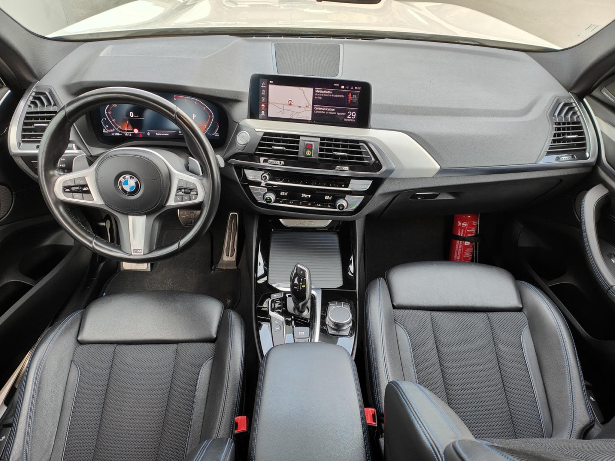 BMW X3 X3 XDRIVE20D PACK M CARPLAY GPS CAMERA ECLAIRAGE AMBIANCE (2021) - Photo 11