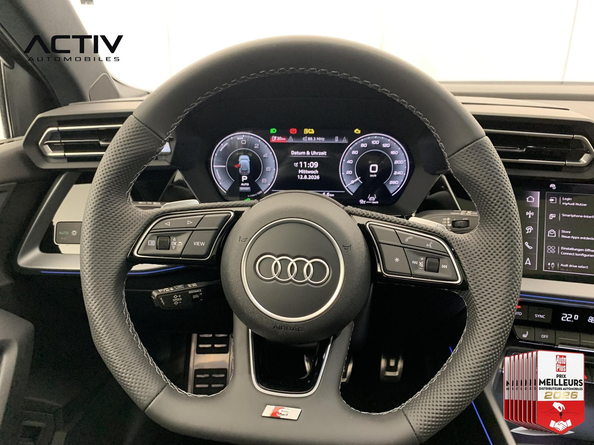 Audi A3 45 TFSI e Hybride rechargeable 272 S tronic 6 S line (2026) - Photo 17
