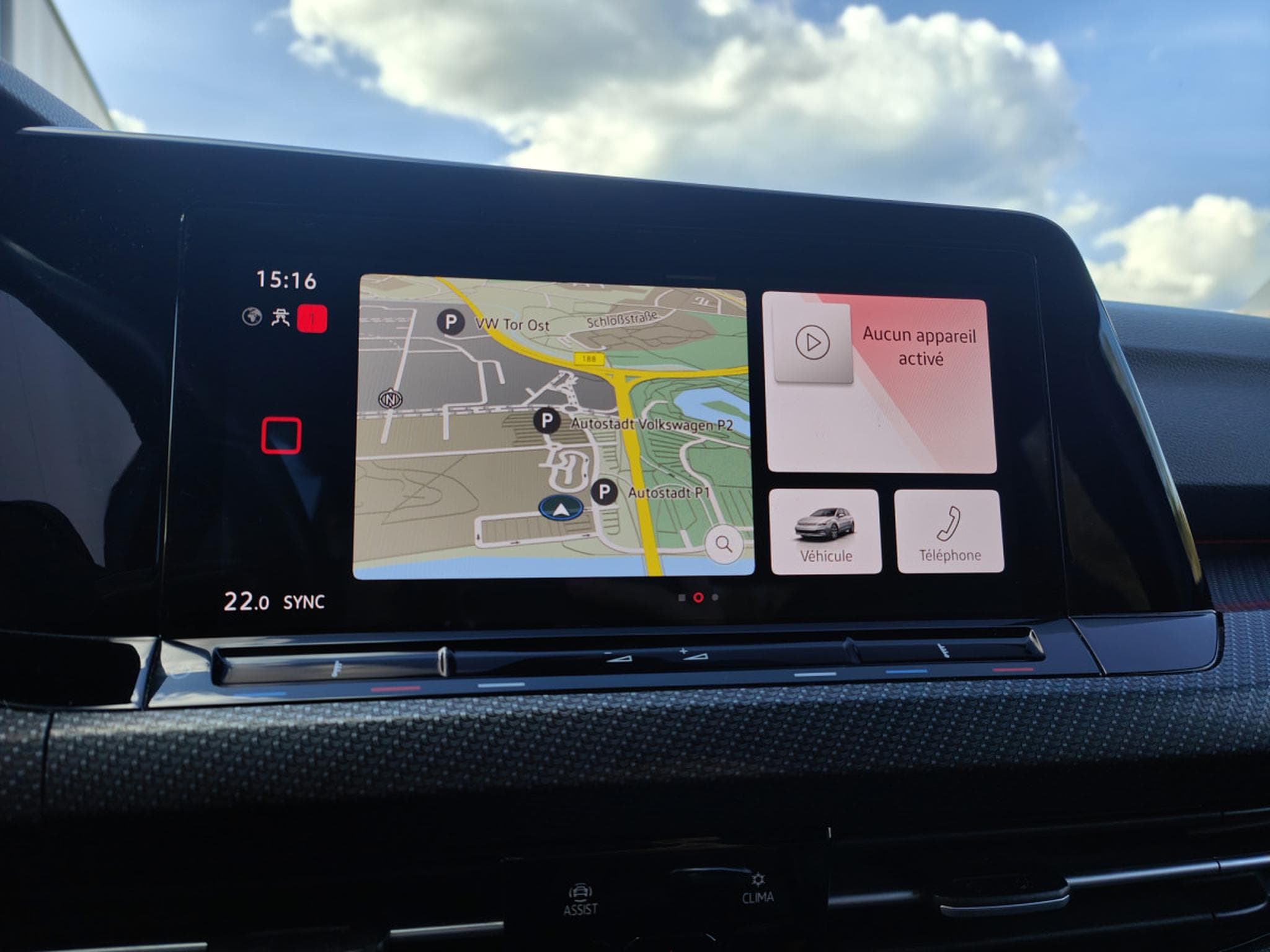 VW Golf 1.5 TSI R-LINE CARPLAY GPS BLUETOOTH PHARES LED (2021) - Photo 16