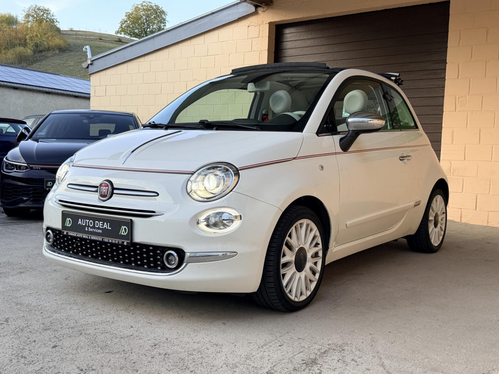Fiat 500 C LOUNGE CABRIO-CUIR-GPS 85CV (2020) - Photo 3