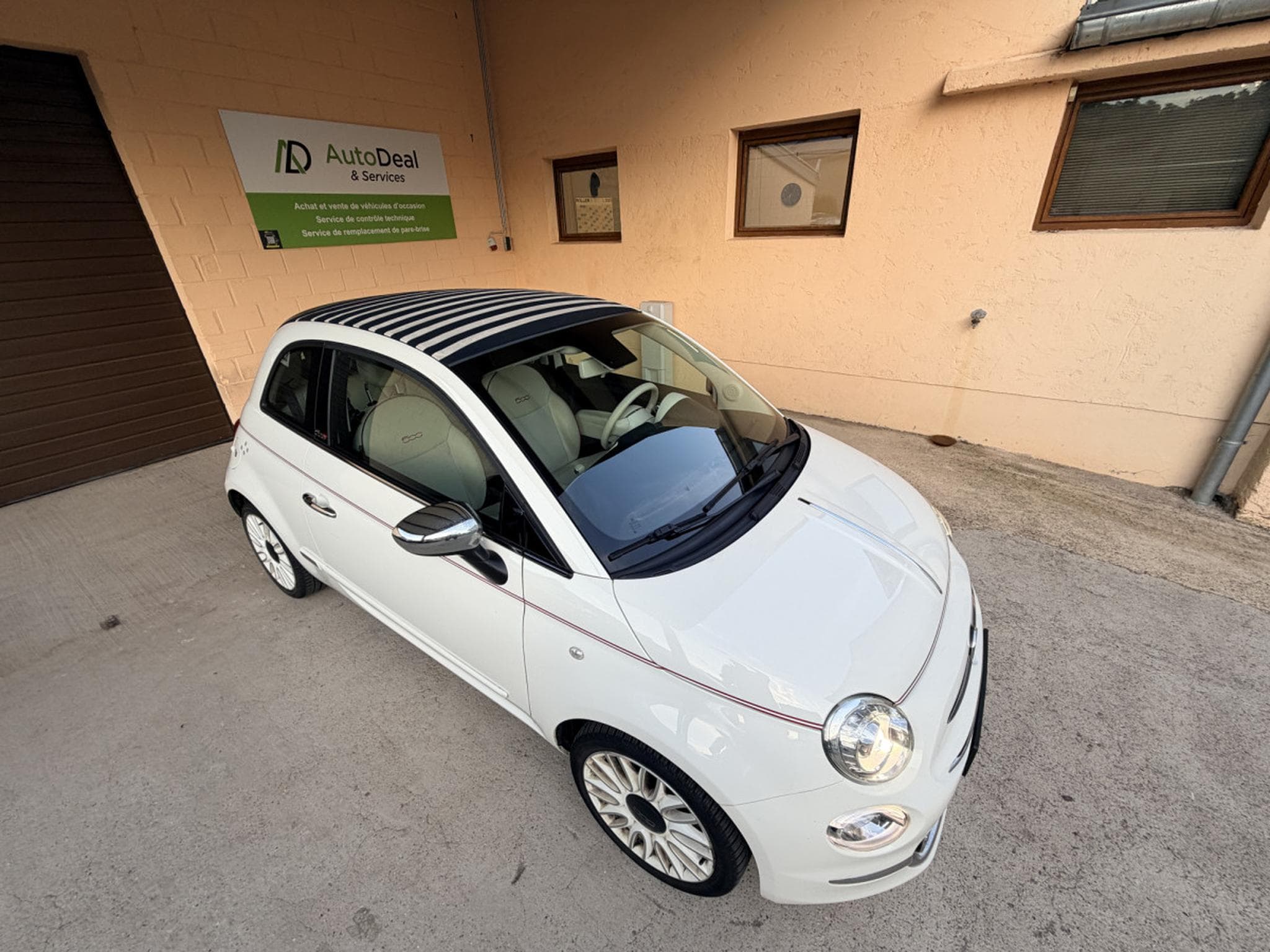 Fiat 500 C LOUNGE CABRIO-CUIR-GPS 85CV (2020) - Photo 12