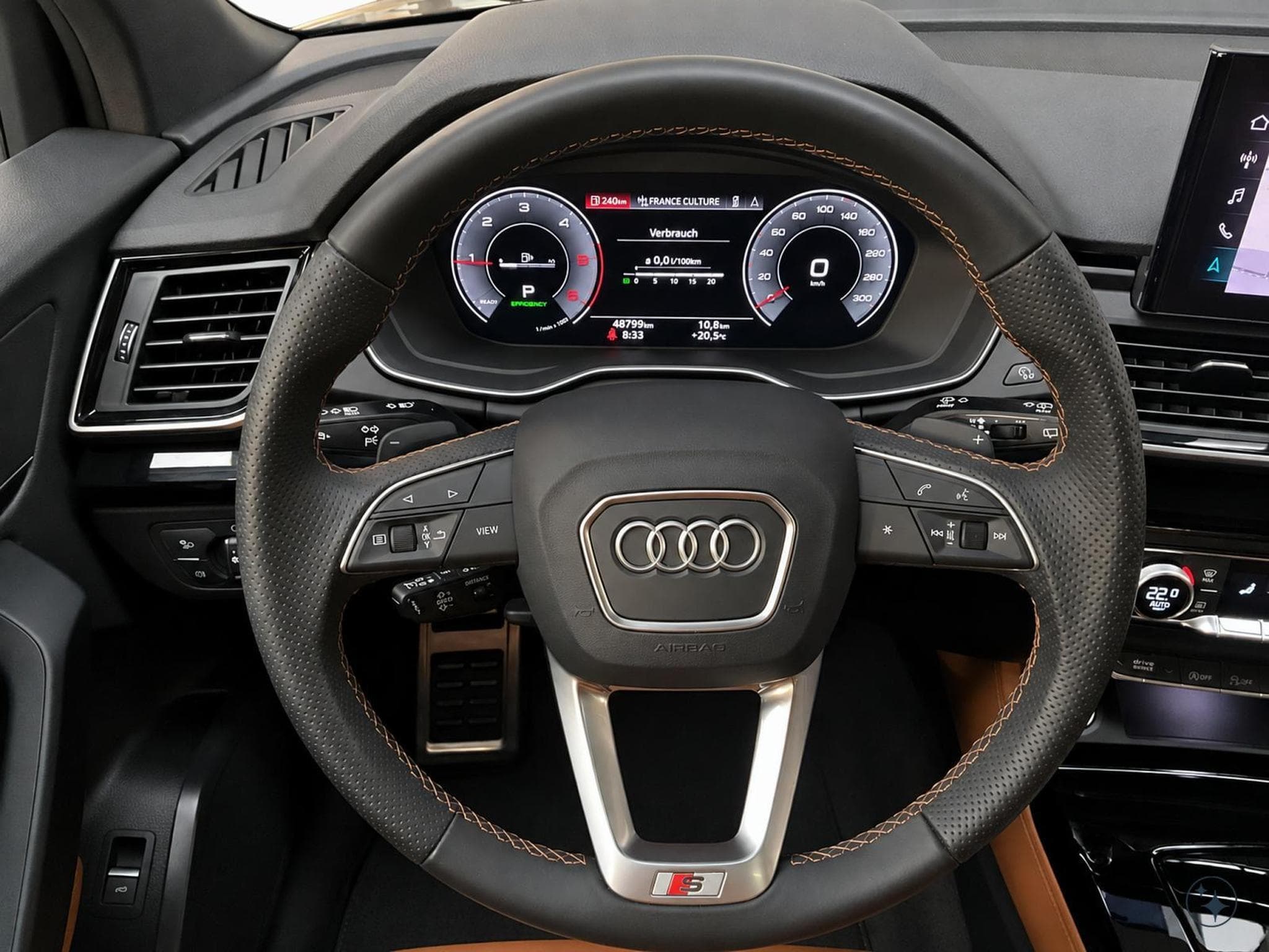 Audi Q5 S-line+S-Tronic+Quattro+40TDI+P.Premium+P.Design-Brun (2023) - Photo 10