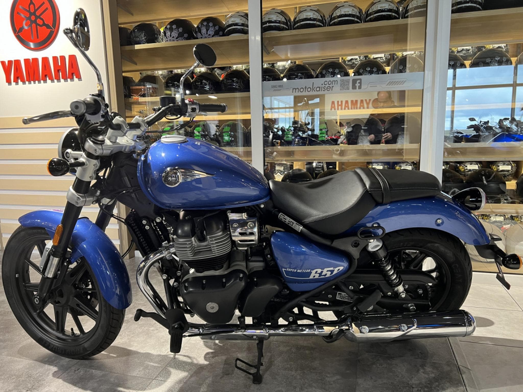 Royal Enfield Meteor bleu Astral (2024) - Foto 4