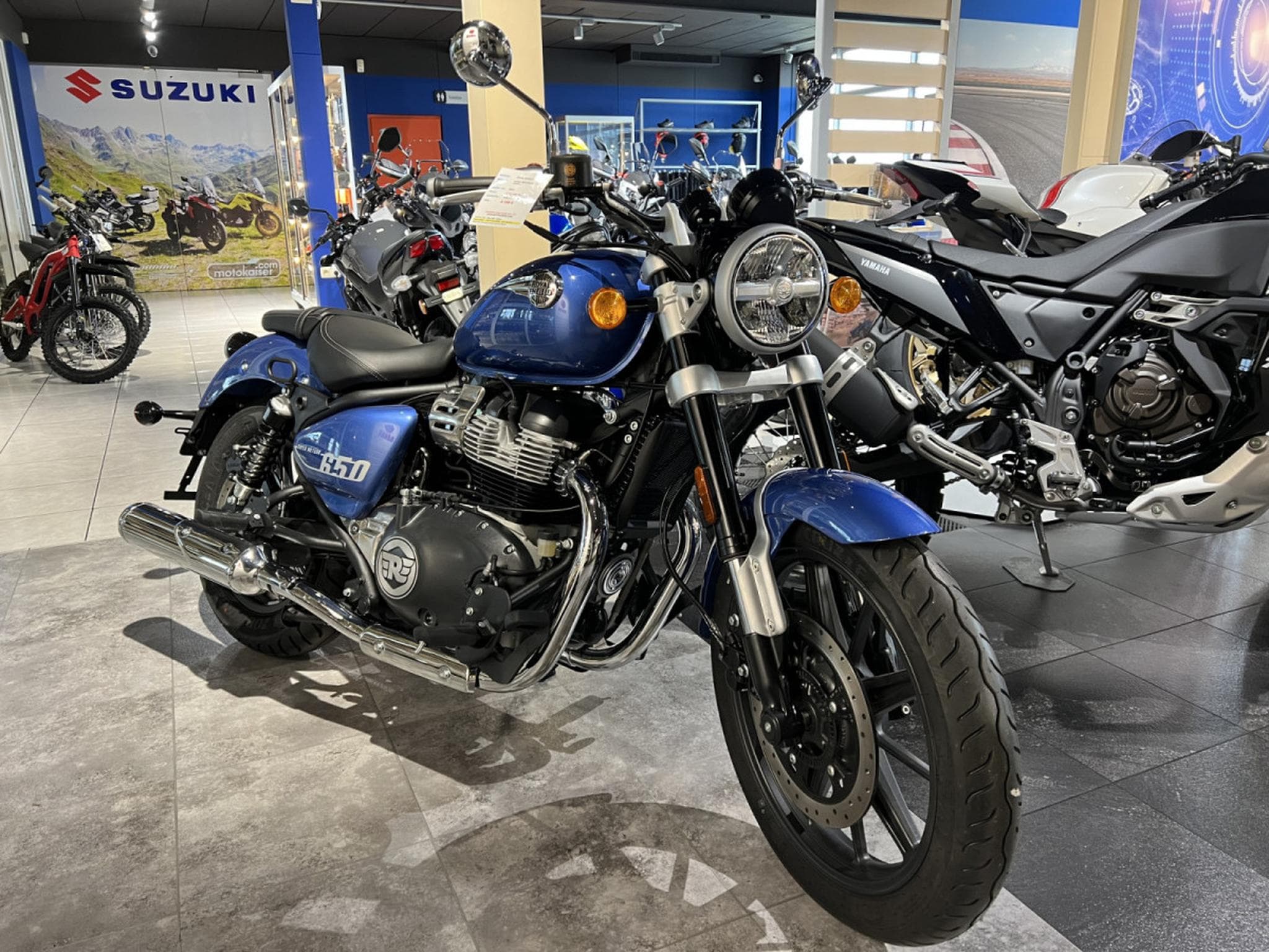 Royal Enfield Meteor bleu Astral (2024) - Foto 6