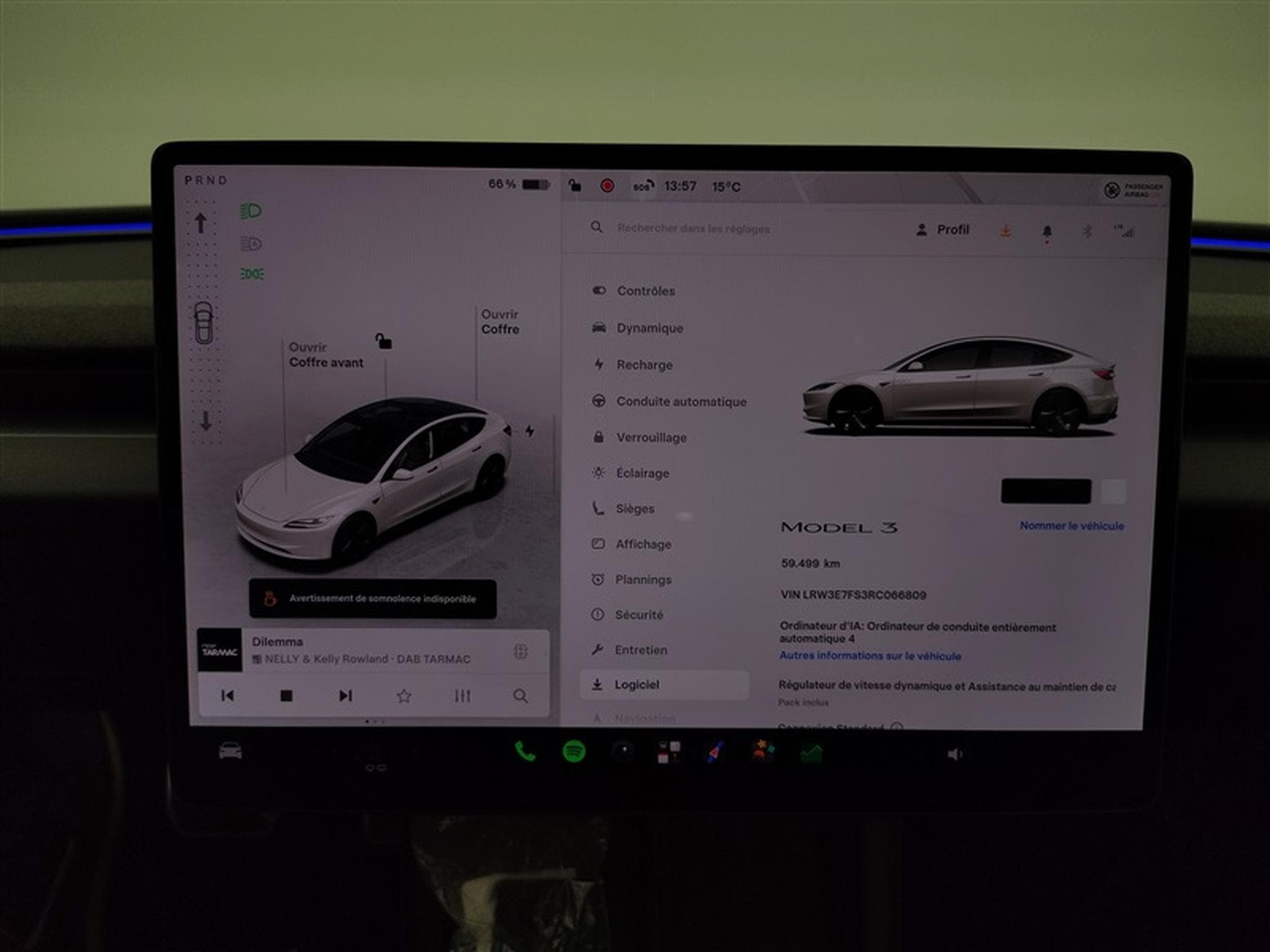 Tesla Model 3 Standard NAVI / FULL LED / CUIR / PANO / CAMERA 360° / JA 18 (2024) - Photo 10