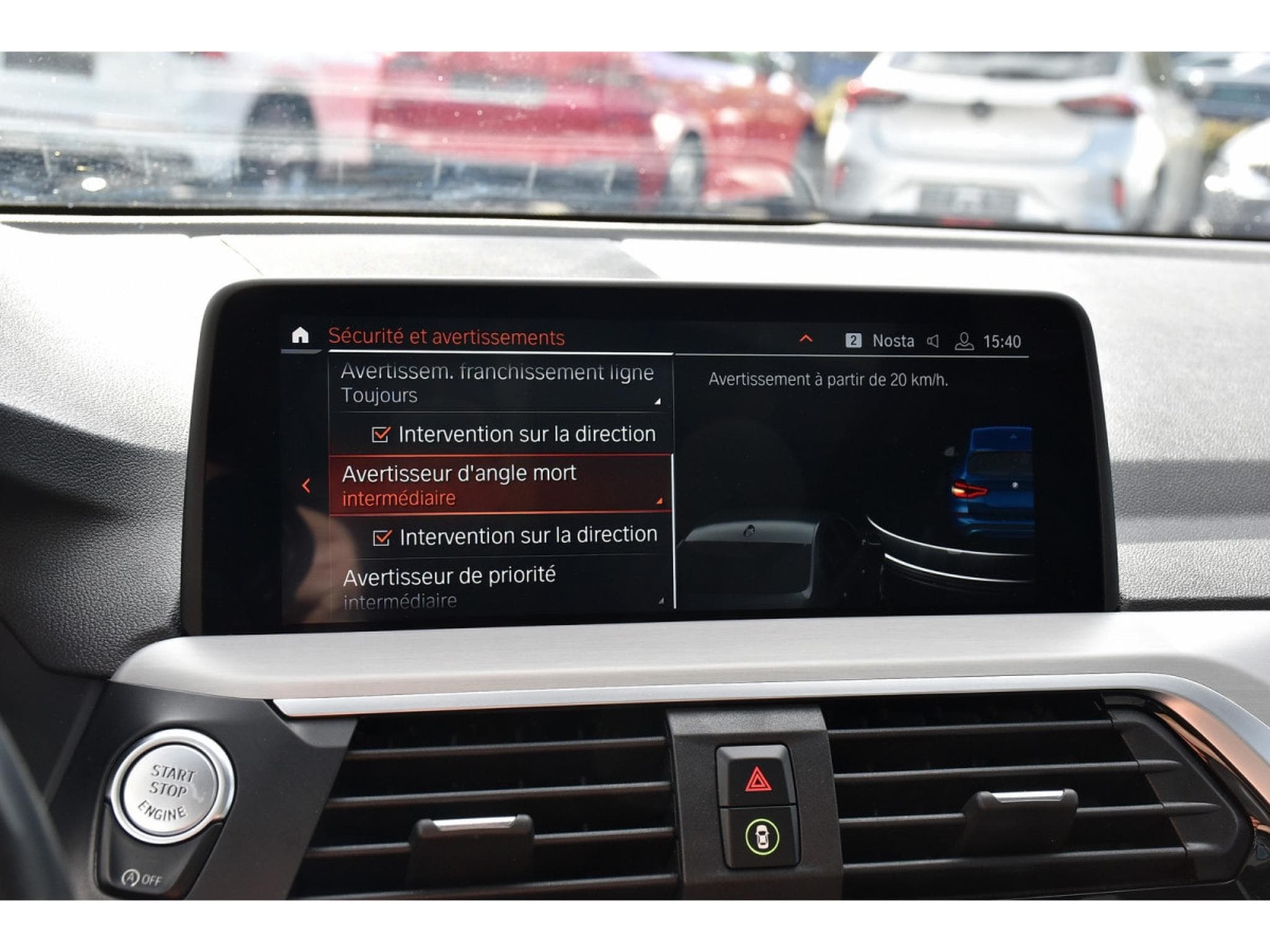 BMW X3 2.0A xDrive20i "M" Sport PANO CUIR MEMO H/K ACC ATT RMQ 1°M. (2019) - Photo 13