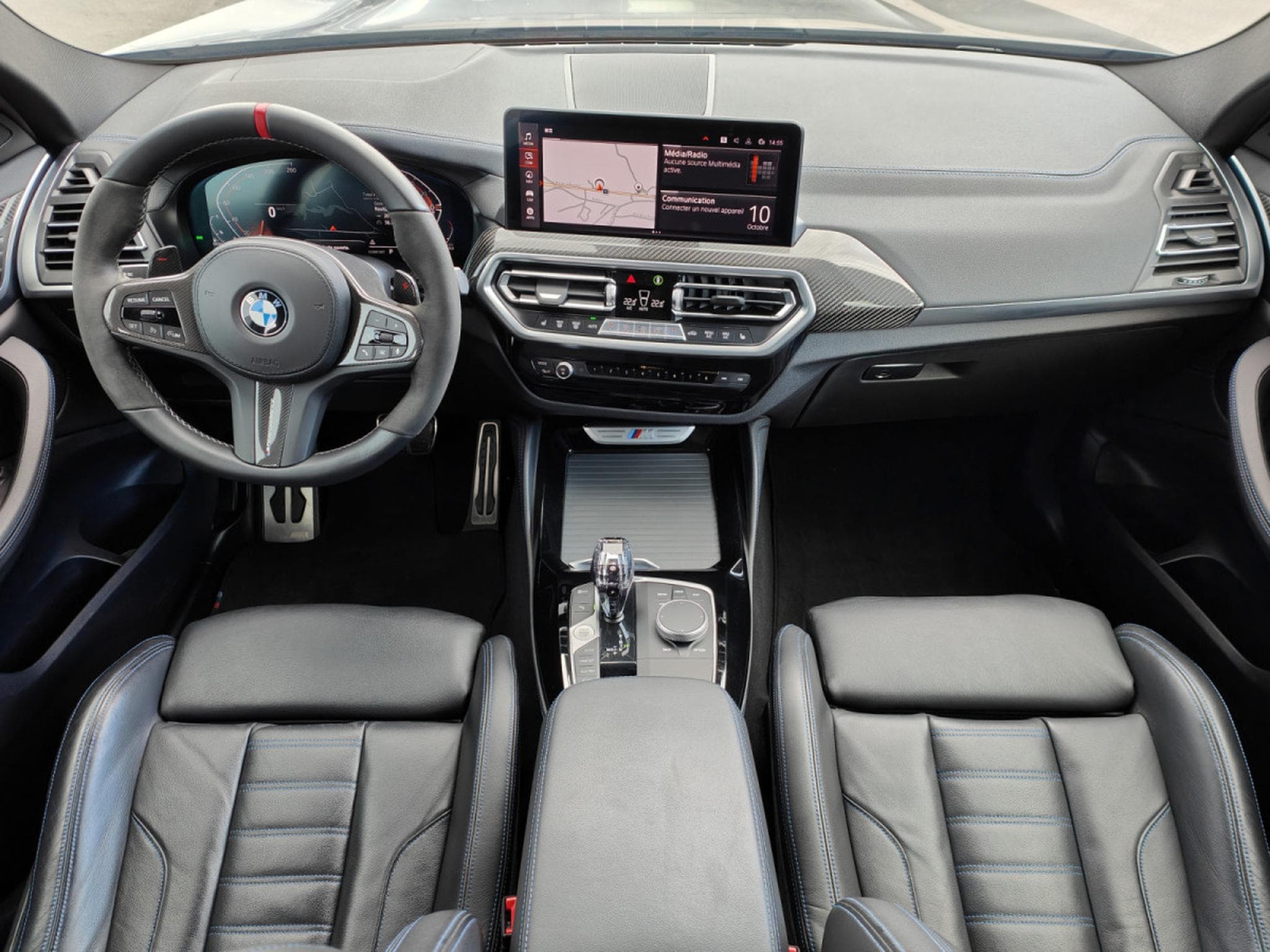 BMW X4 X4 XDRIVE20dA PACK M TOIT OUVRANT SIEGES M CARPLAY (2022) - Photo 12