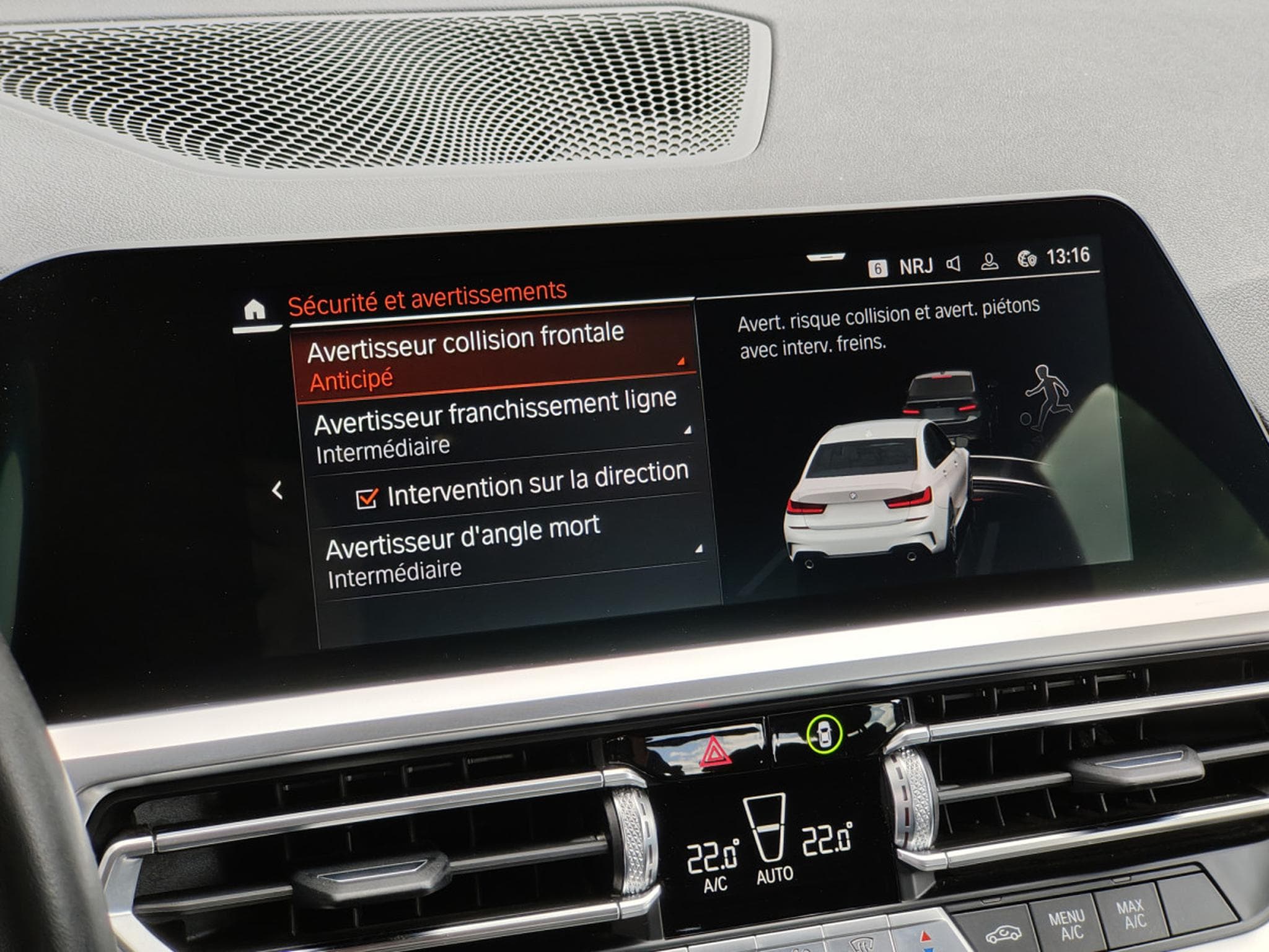 BMW 320 320dA PACK M ECLAIRAGE AMBIANCE GPS CARPLAY CAMERA (2021) - Photo 19