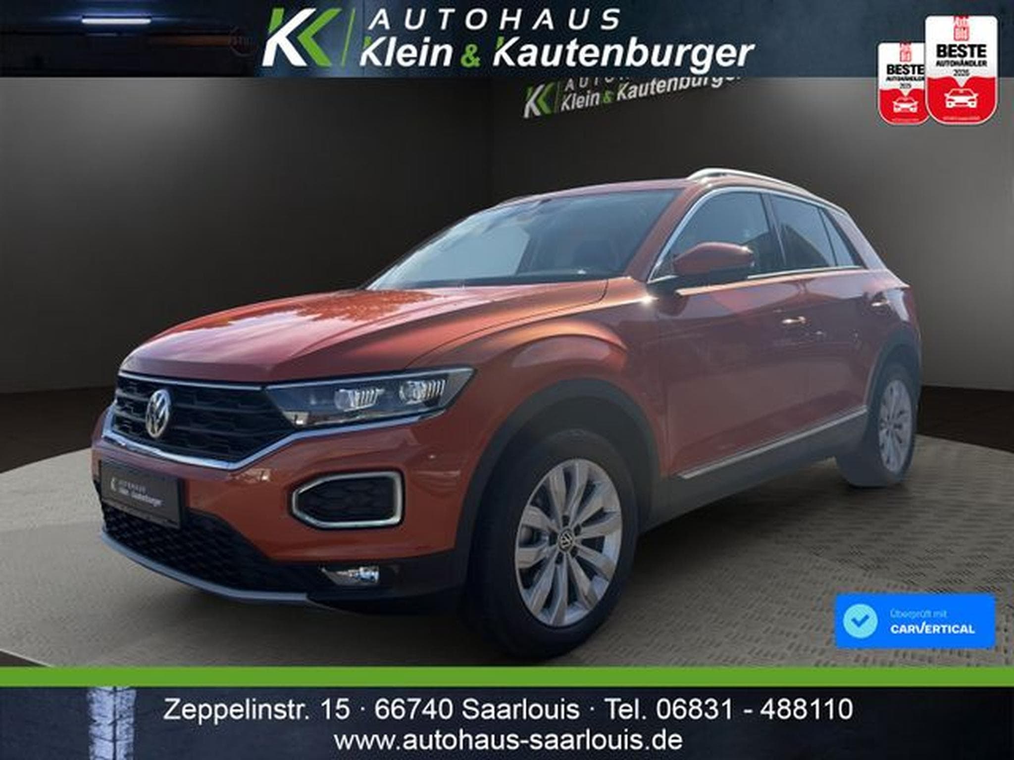 VW T-Roc T-Roc 2.0TSI Sport 4M+CARPLAY+VIRTUAL+KAMERA+LED (2019) - Foto 1