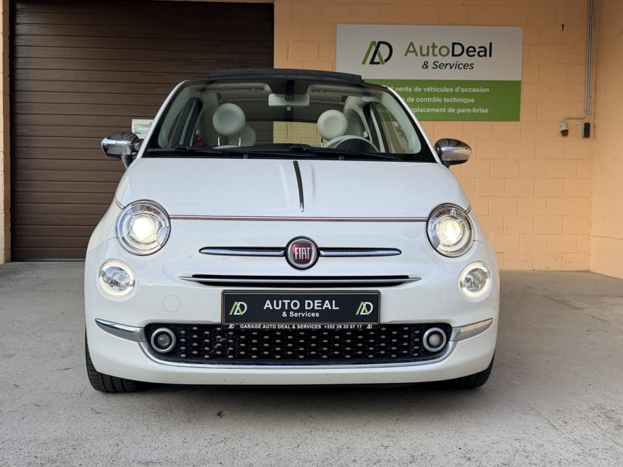 Fiat 500 C LOUNGE CABRIO-CUIR-GPS 85CV (2020) - Photo 2