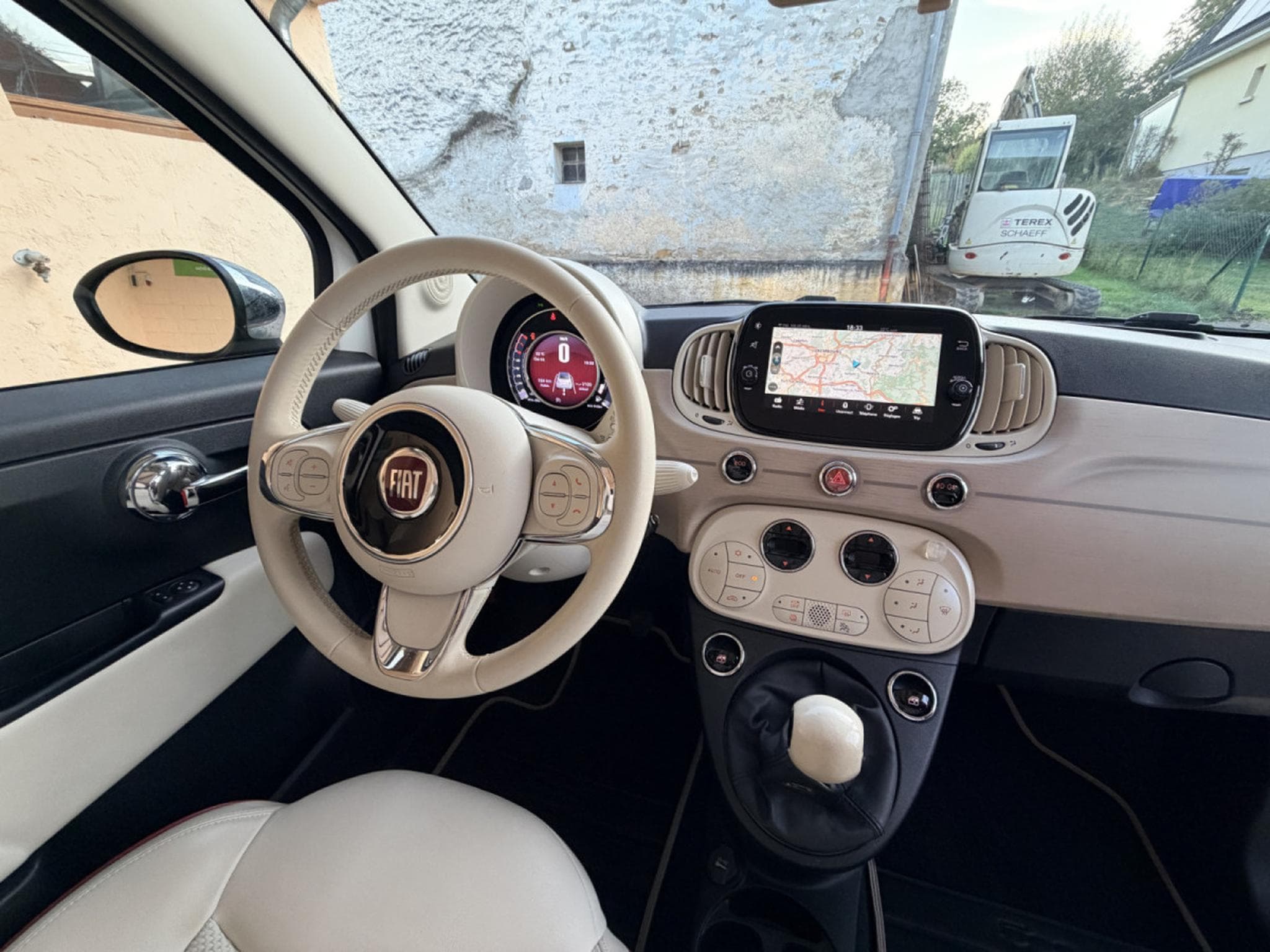Fiat 500 C LOUNGE CABRIO-CUIR-GPS 85CV (2020) - Photo 7