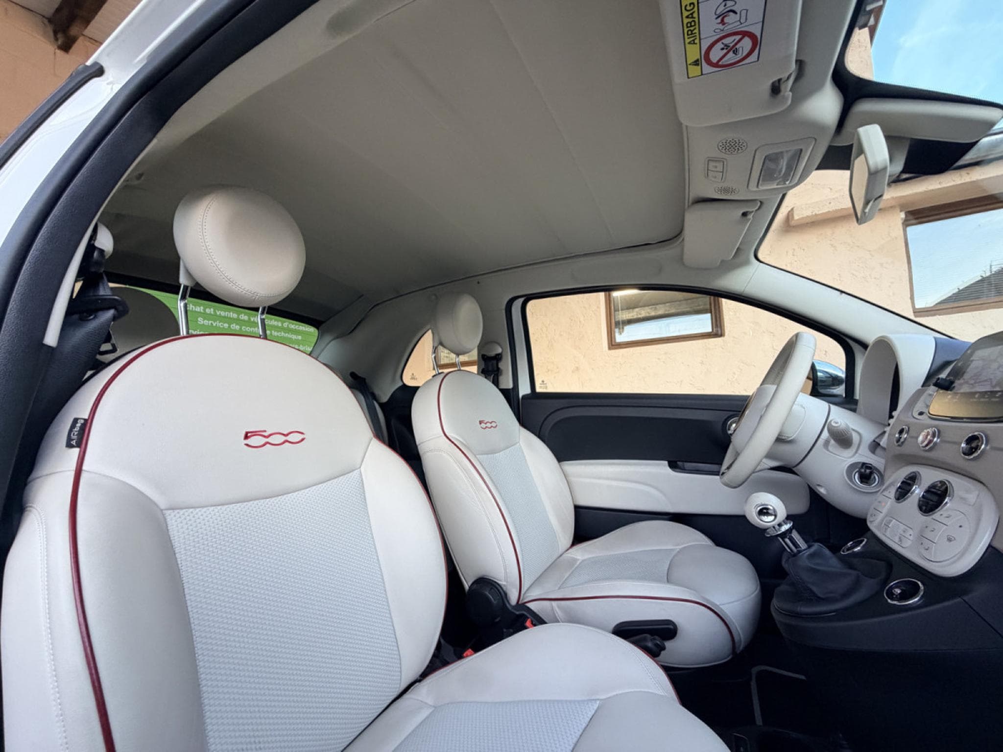 Fiat 500 C LOUNGE CABRIO-CUIR-GPS 85CV (2020) - Photo 11