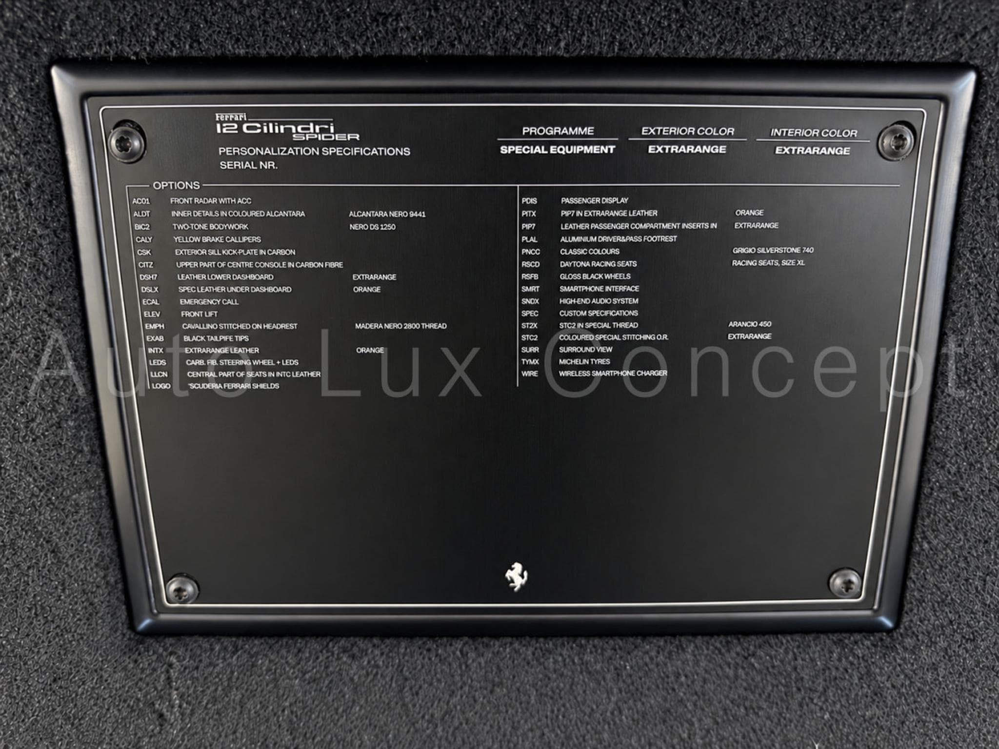 Ferrari 12Cilindri Spider 6.5 V12 830 ch (2026) - Photo 12