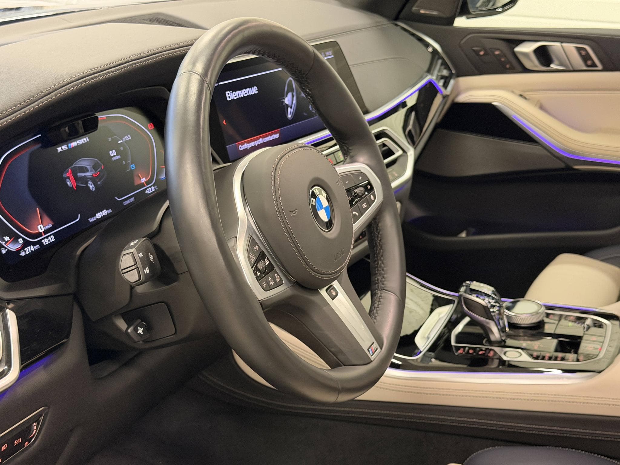 BMW X5 M50i 530ch / 1ère Main / TVA Récup / 30 330€ d'options / Nig (2019) - Photo 25