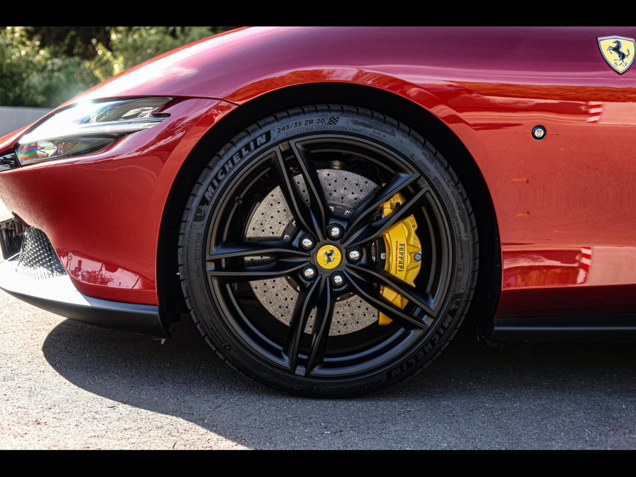 Ferrari Roma COUPE 3.9 V8 620 - ROSSO FIORANO - PPF - FERRARI WARRANTY 06 (2023) - Photo 9