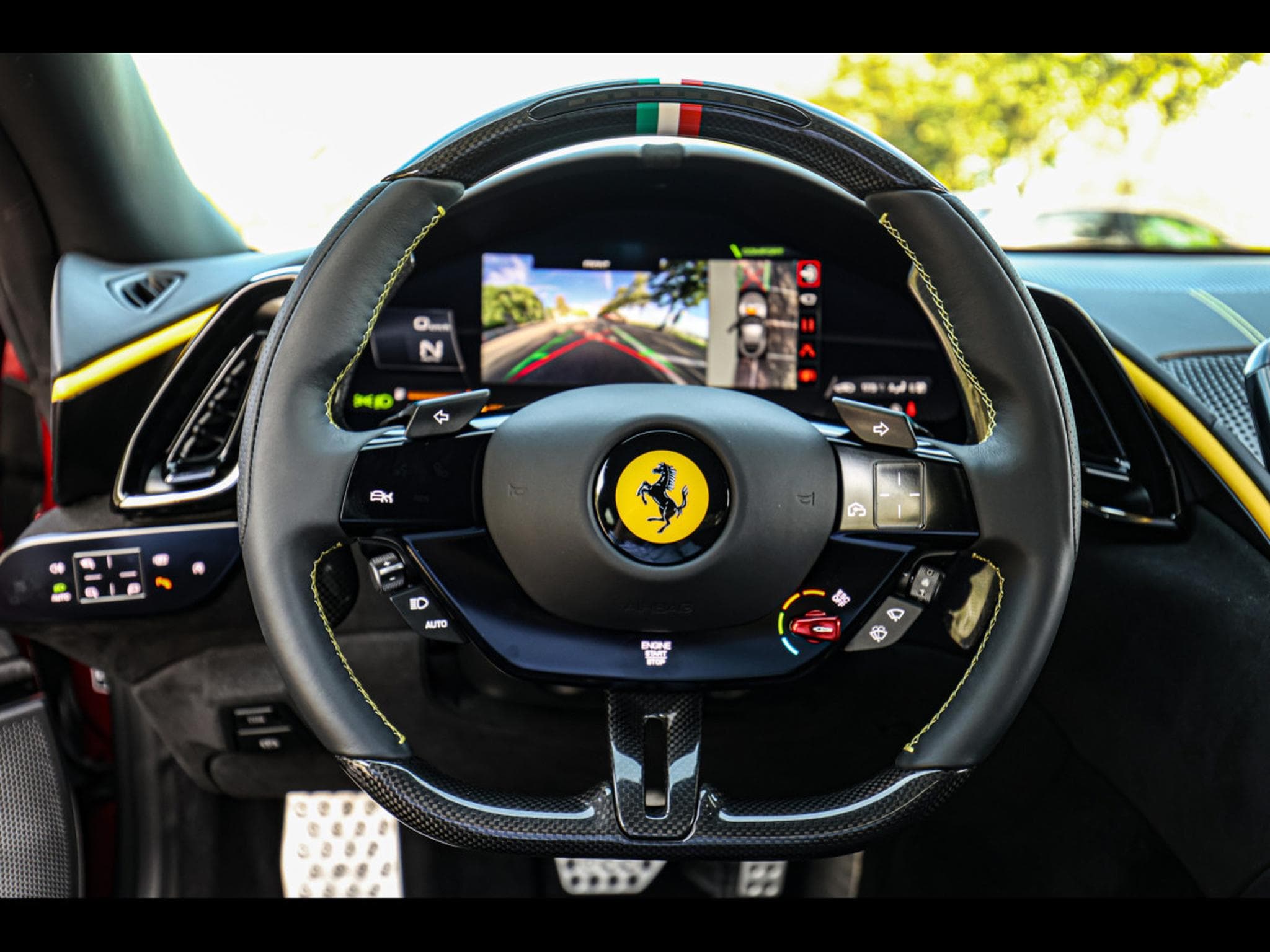Ferrari Roma COUPE 3.9 V8 620 - ROSSO FIORANO - PPF - FERRARI WARRANTY 06 (2023) - Photo 14