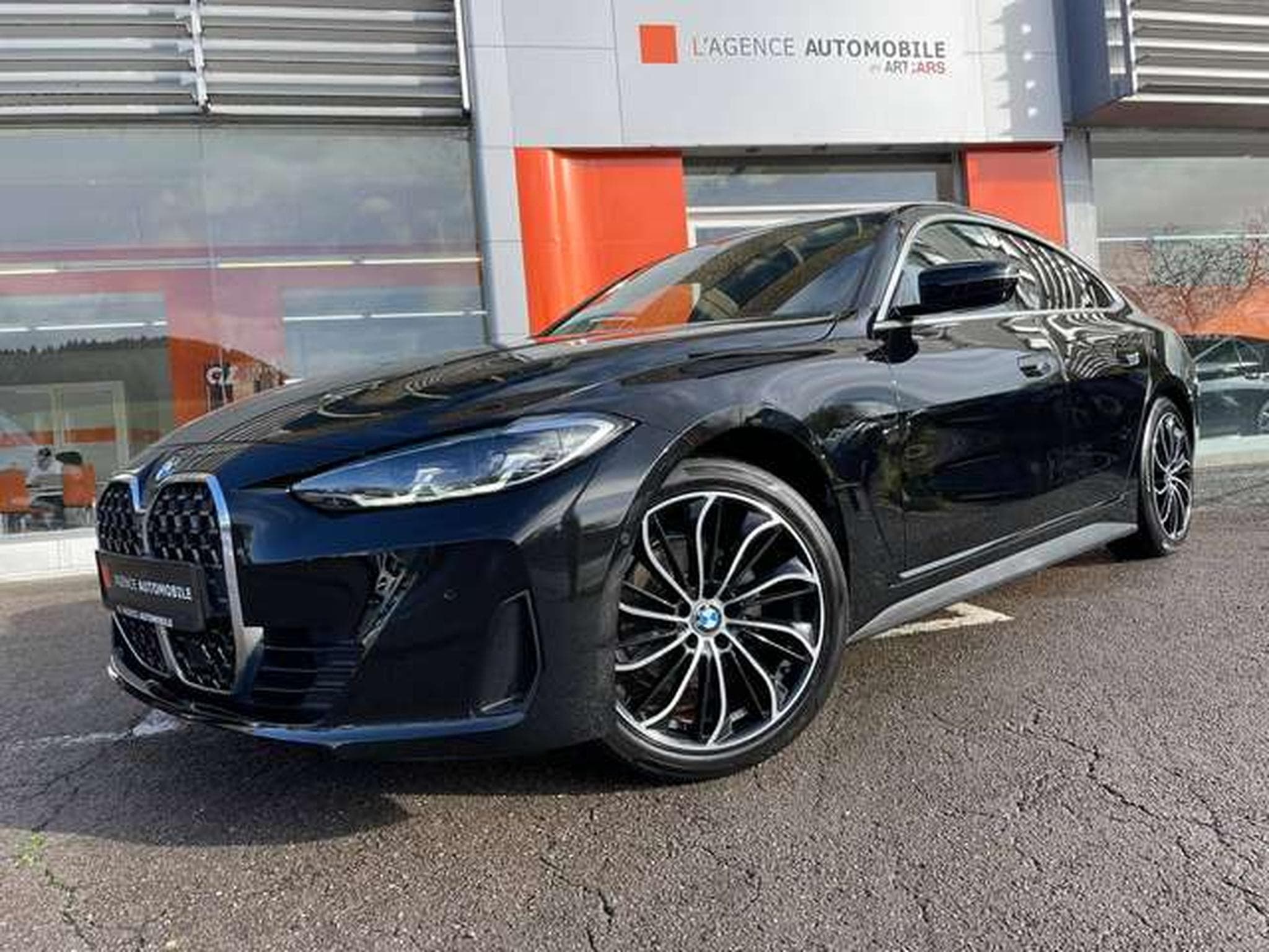 BMW 420 420d Gran Coupe xDrive Noir - JUSQU'A 36 MOIS DE GARANTIE (2024) - Photo 2