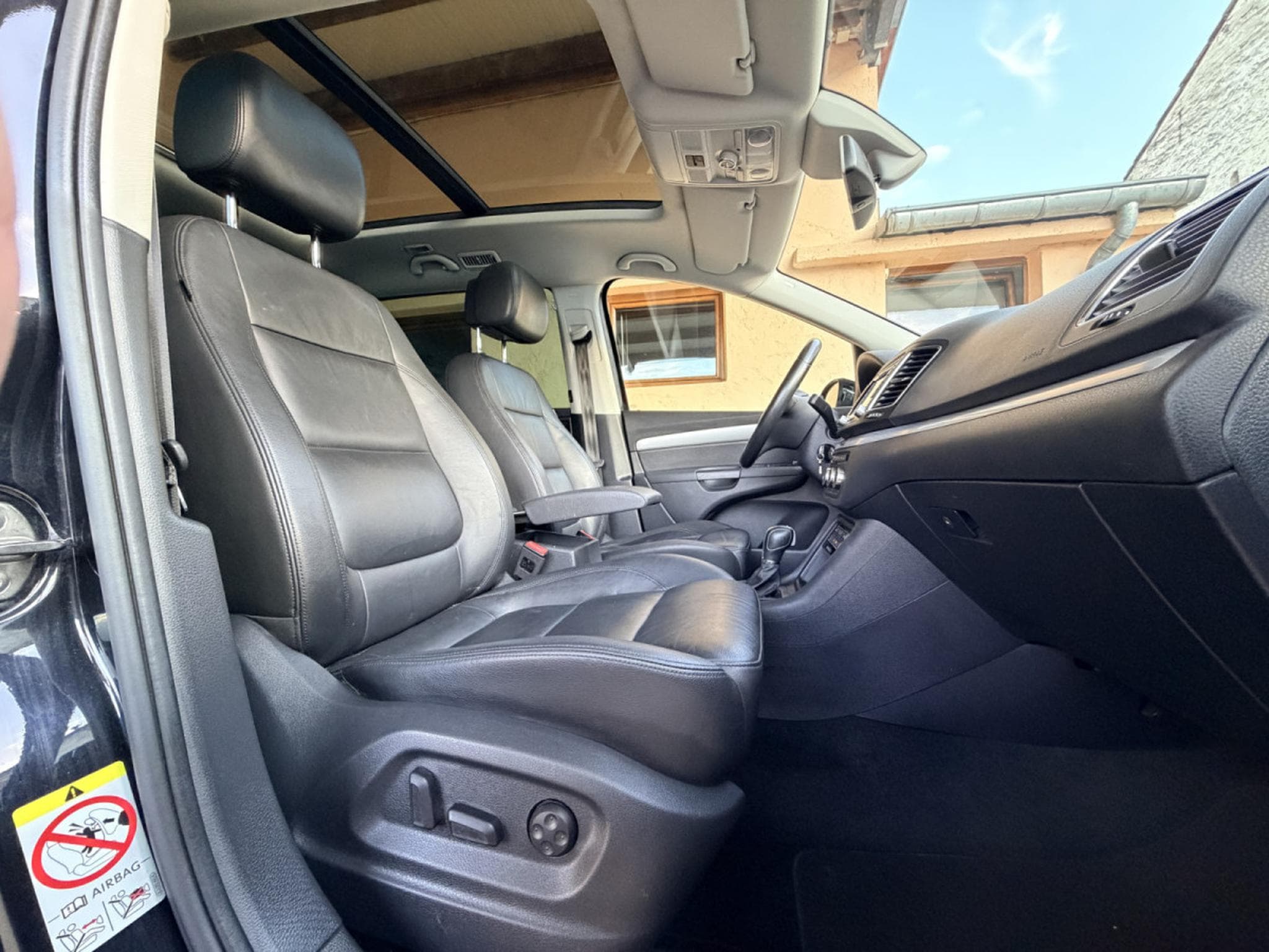 VW Sharan Hignline 2.0Tdi DSG camera/cuir/panorama 177cv (2014) - Foto 8