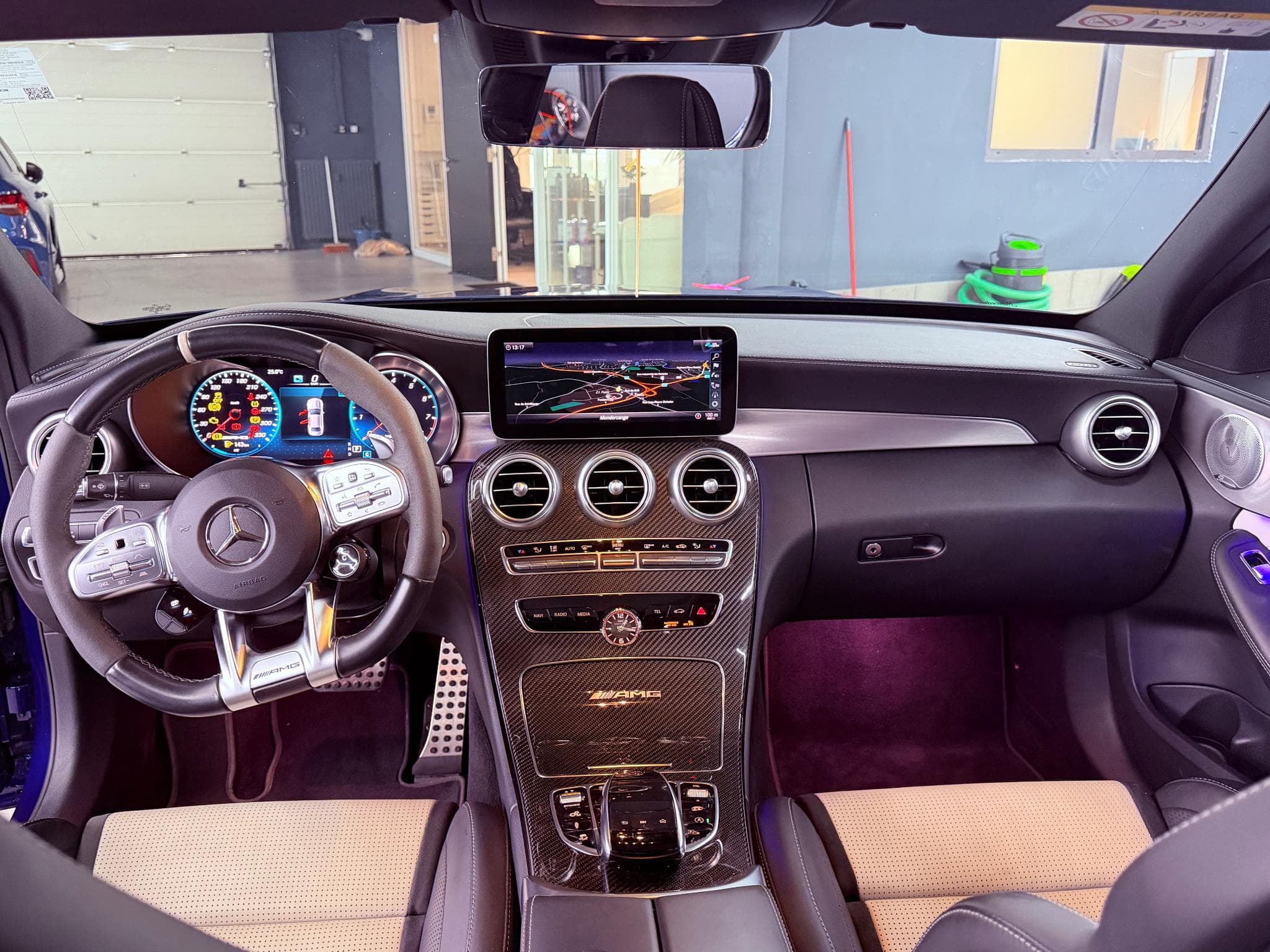 Mercedes C 63 AMG S 510 Ps Keramik Pano Sieges Sports 360° (2021) - Photo 11