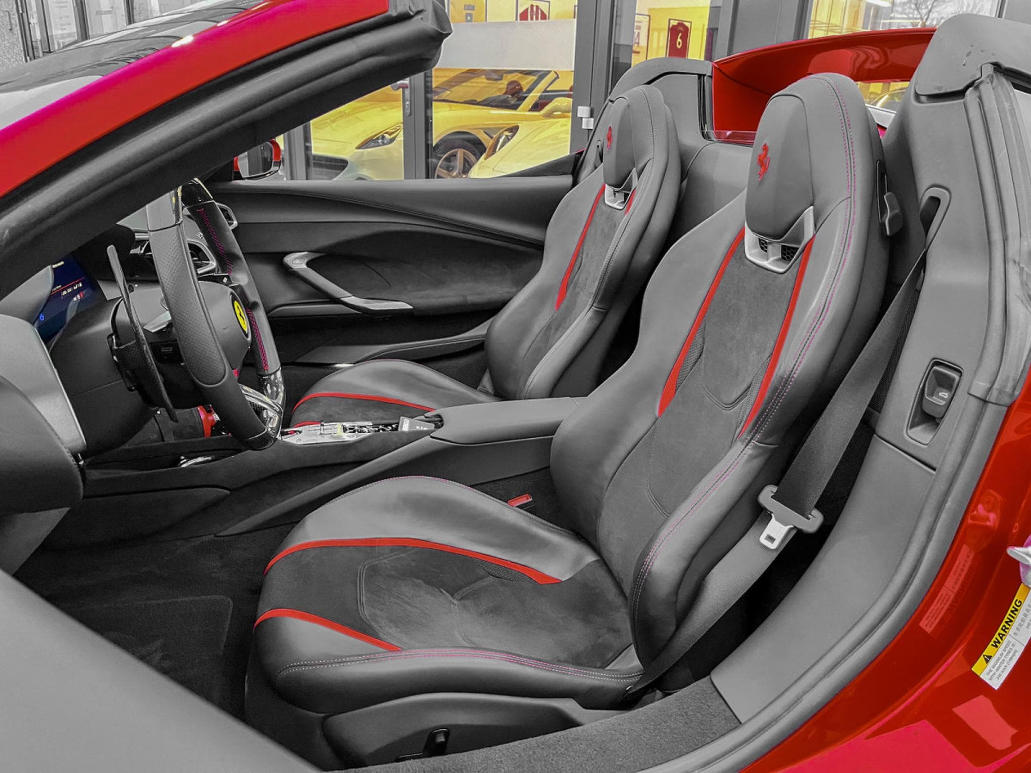 Ferrari 296 GTS 296 GTS/ Rosso Magma Extracampionario /Garantie Ferrari (2025) - Photo 4