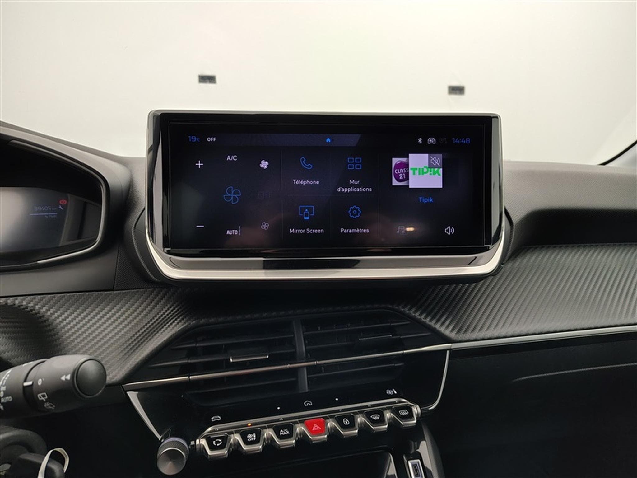 Peugeot 208 1.2 Hybrid 100cv e-DSC6 Allure CARPLAY / FULL LED / S-CUIR (2025) - Photo 11
