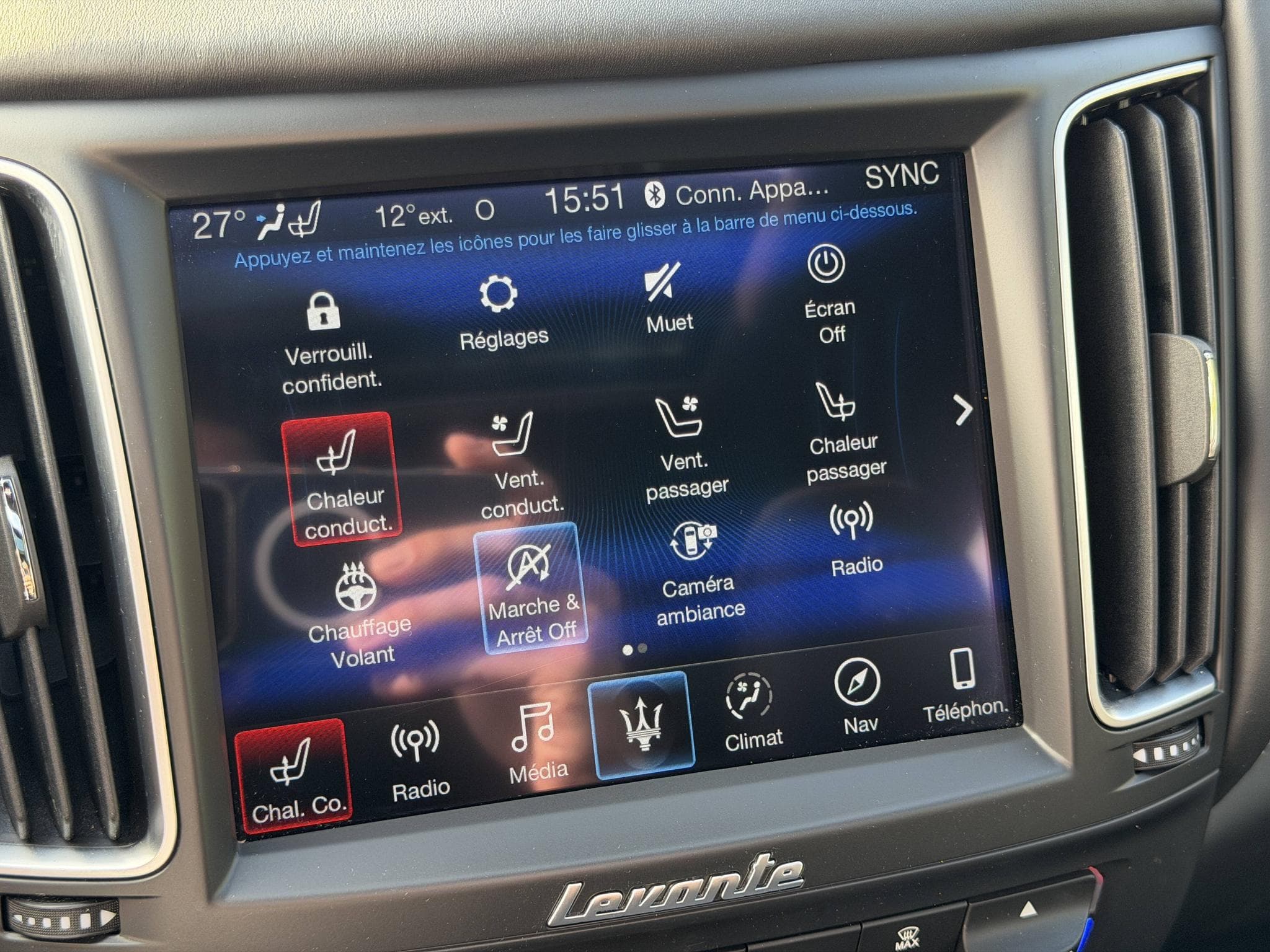 Maserati Levante Trofeo 3.8 V8 580ch / suivi complet réseau / config exceptio (2020) - Photo 48
