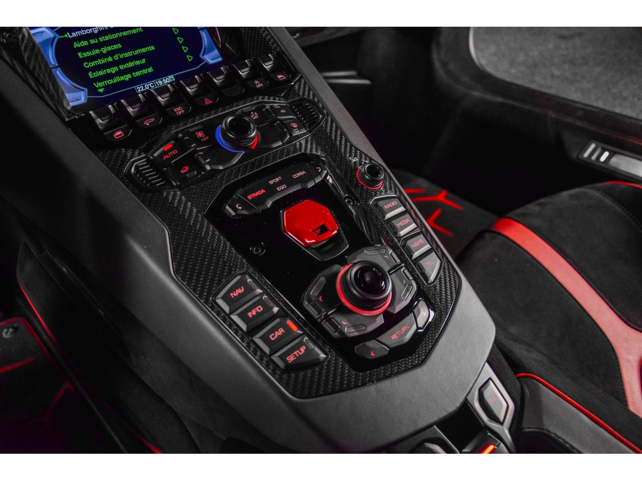 Lamborghini Aventador SVJ Coupé 6.5 V12 770 CH / 1 OF 900 / ROSSO MARS (2021) - Photo 28