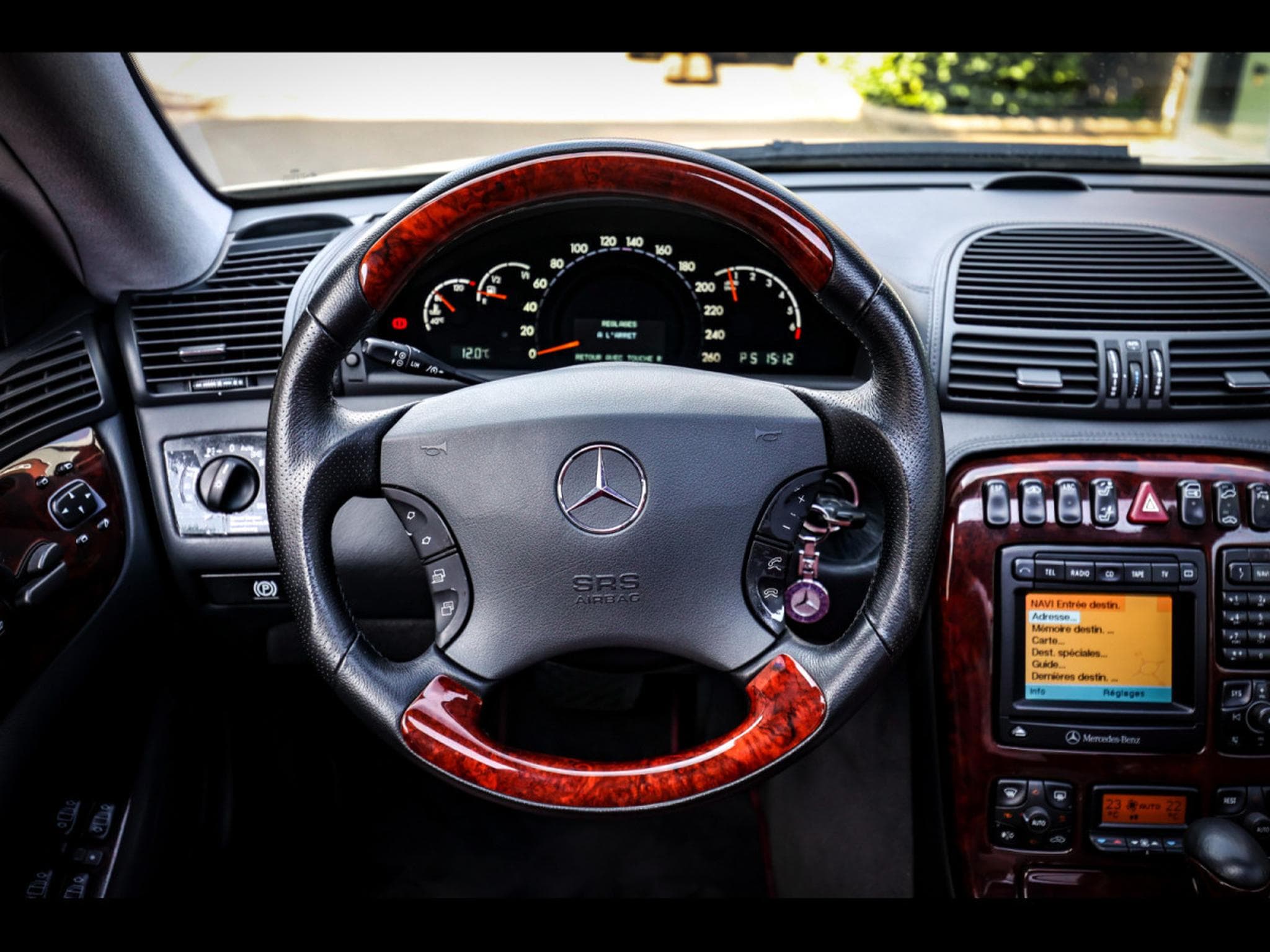 Mercedes CL 500 COUPE (C215) 5.0 V8 (306 CH) -  IVOIRE CLAIR (2001) - Photo 11