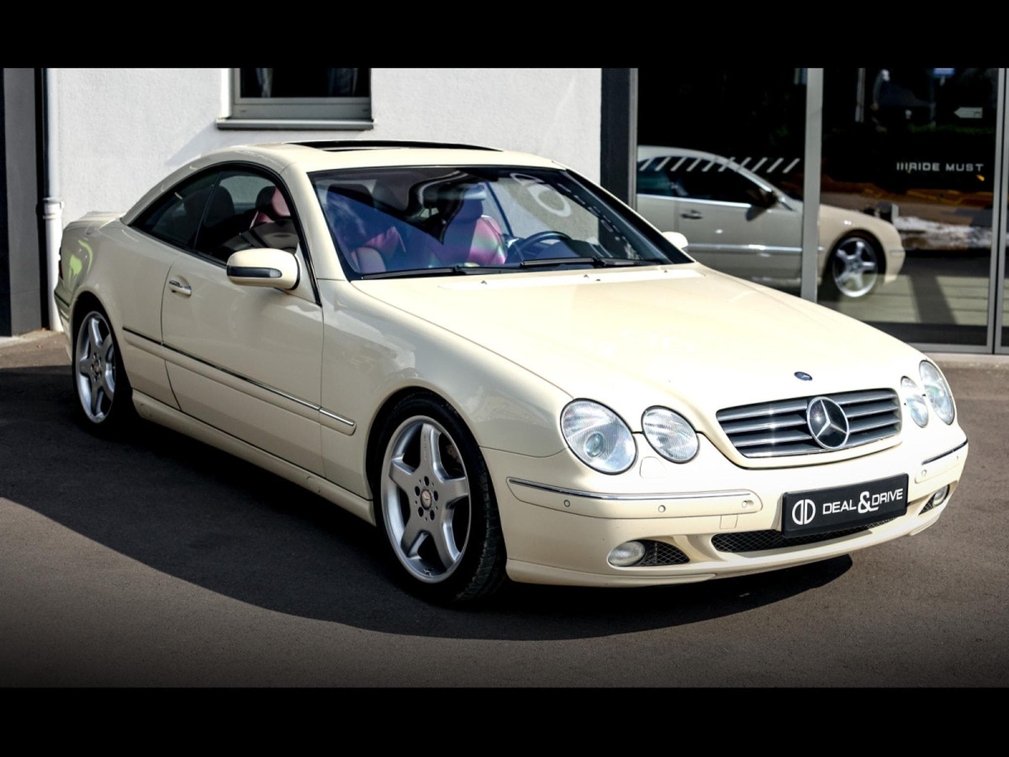 Mercedes CL 500 COUPE (C215) 5.0 V8 (306 CH) -  IVOIRE CLAIR (2001) - Photo 6