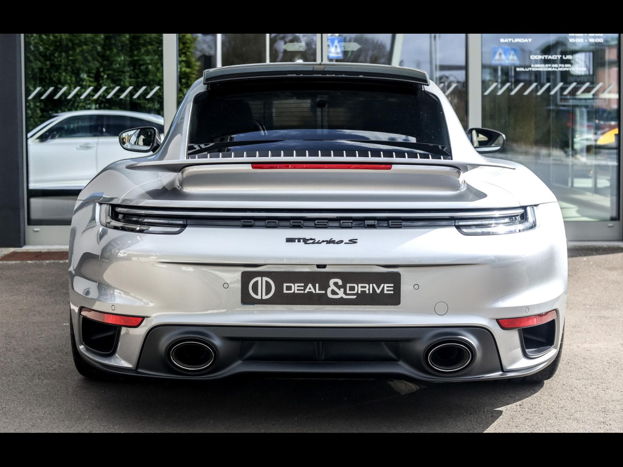 Porsche 911 (992.1) TURBO S COUPE PDK – GT-SILVER – IMMAT FR. - PORSCHE (2020) - Photo 4