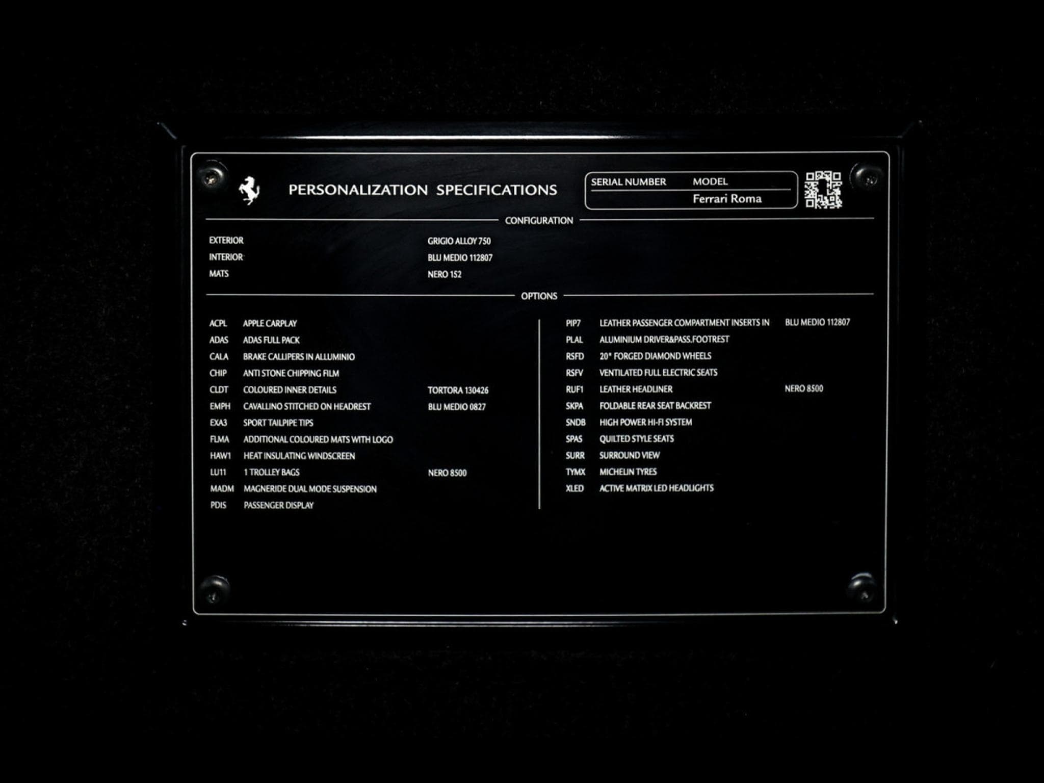 Ferrari Roma COUPE 3.9 V8 620 – CARBON EXTERIOR PACK - GRIGIO ALLOY 750 (2021) - Photo 20