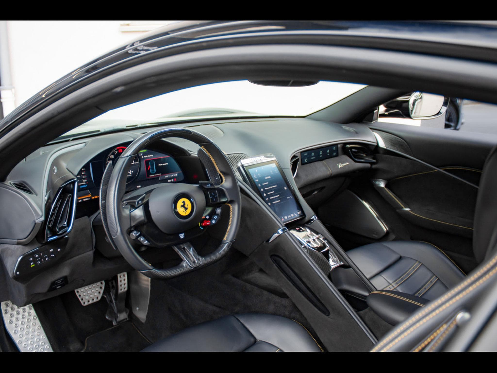 Ferrari Roma – NERO DS – GARANTIE FERRARI 05/27 (2021) - Photo 11