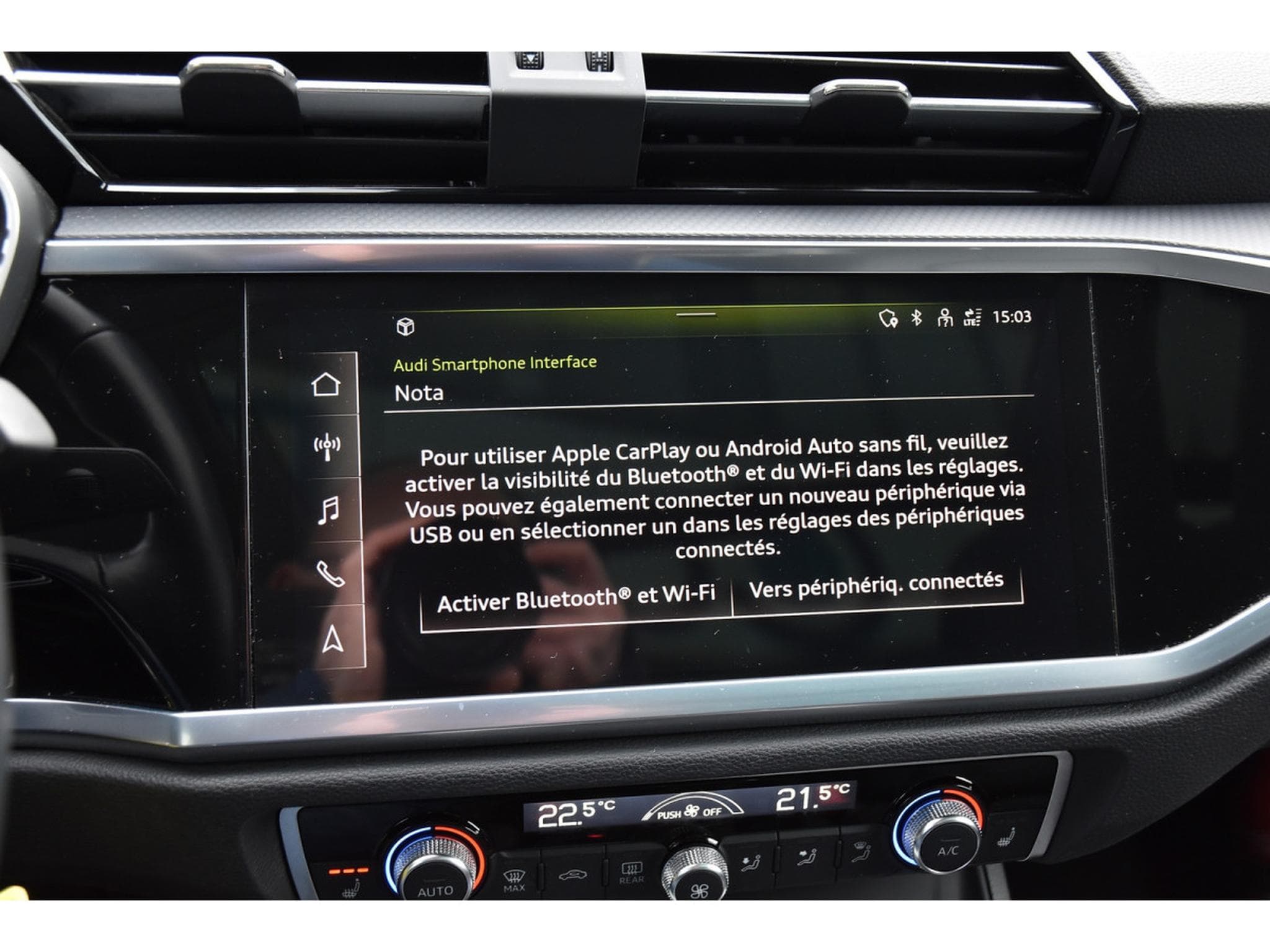 Audi Q3 35 TFSI CUIR TO PANO SMARTPHONE GPS LANE SIDE 1° MAIN (2021) - Photo 14